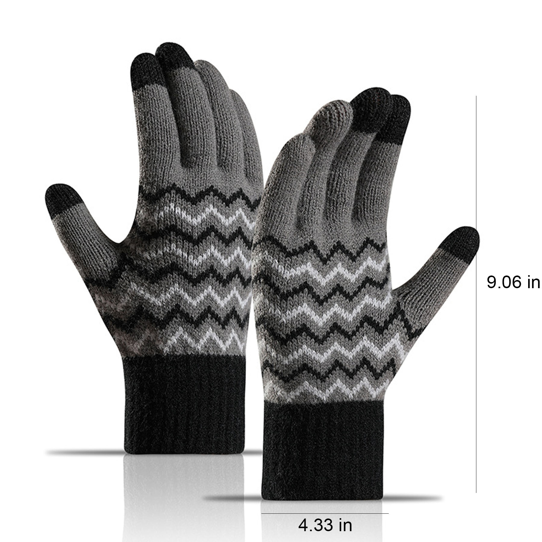 Men's Fleece-Lined Winter Gloves 16