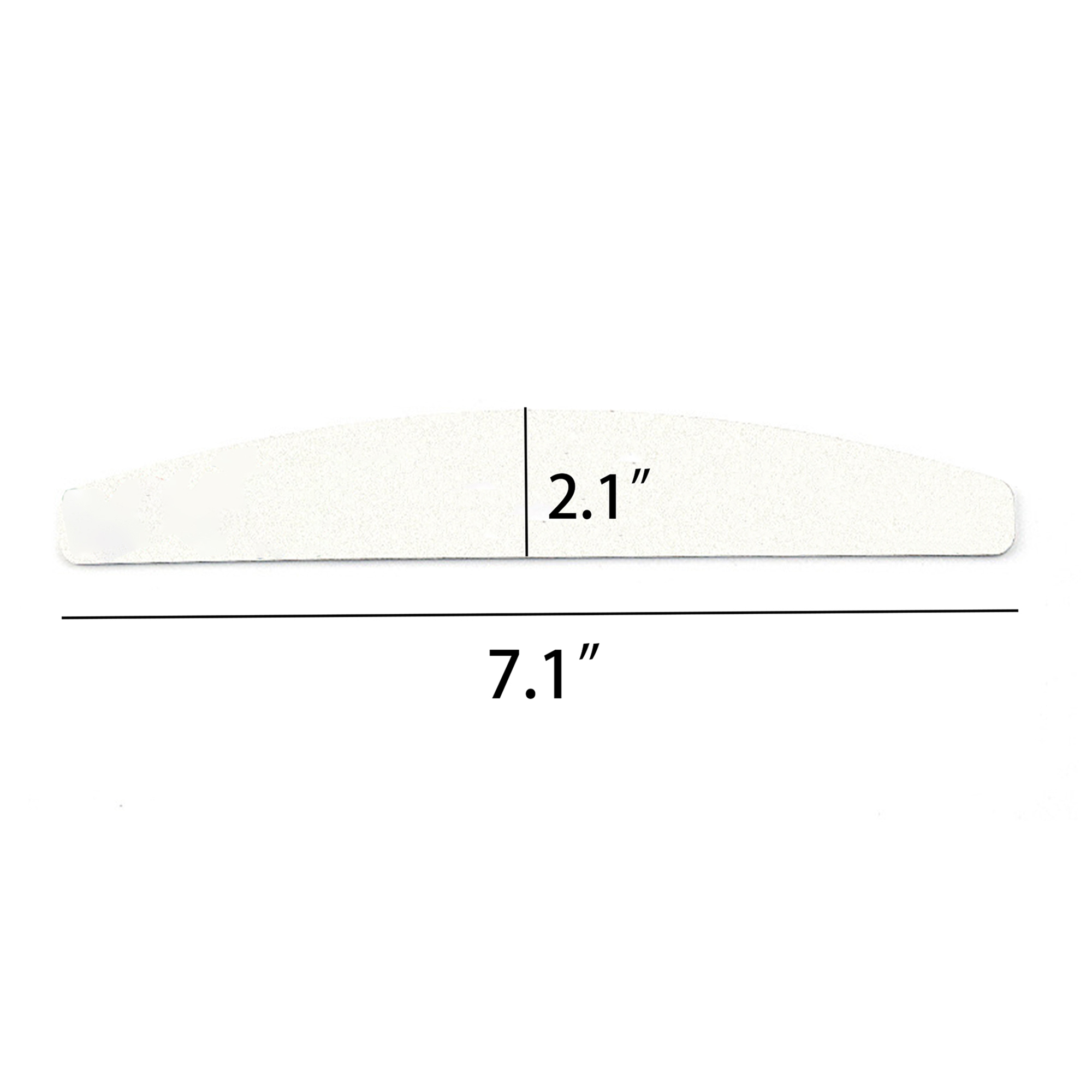 White Sandpaper Nail Files Custom Full Color 5
