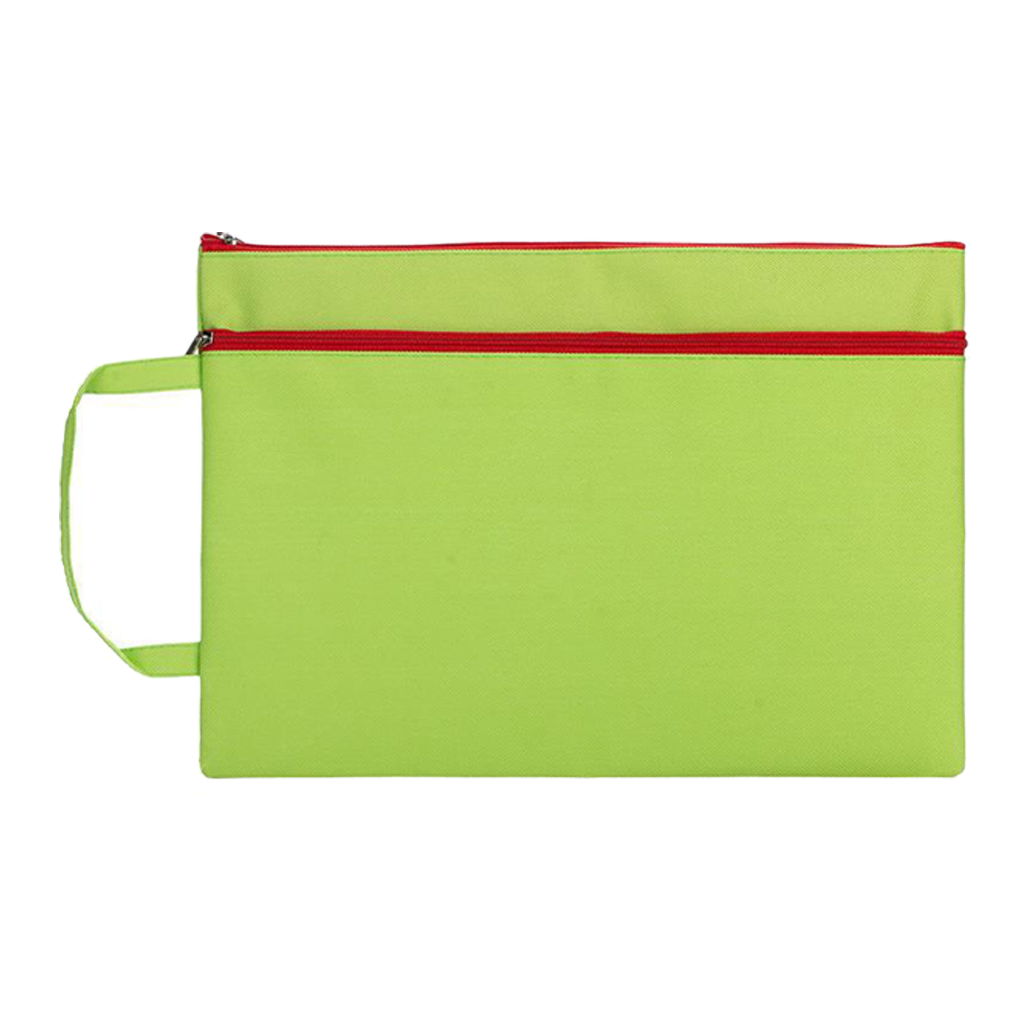 Colorful Canvas Dual-Zipper Document Bag, custom messenger bag with logo imprint 11