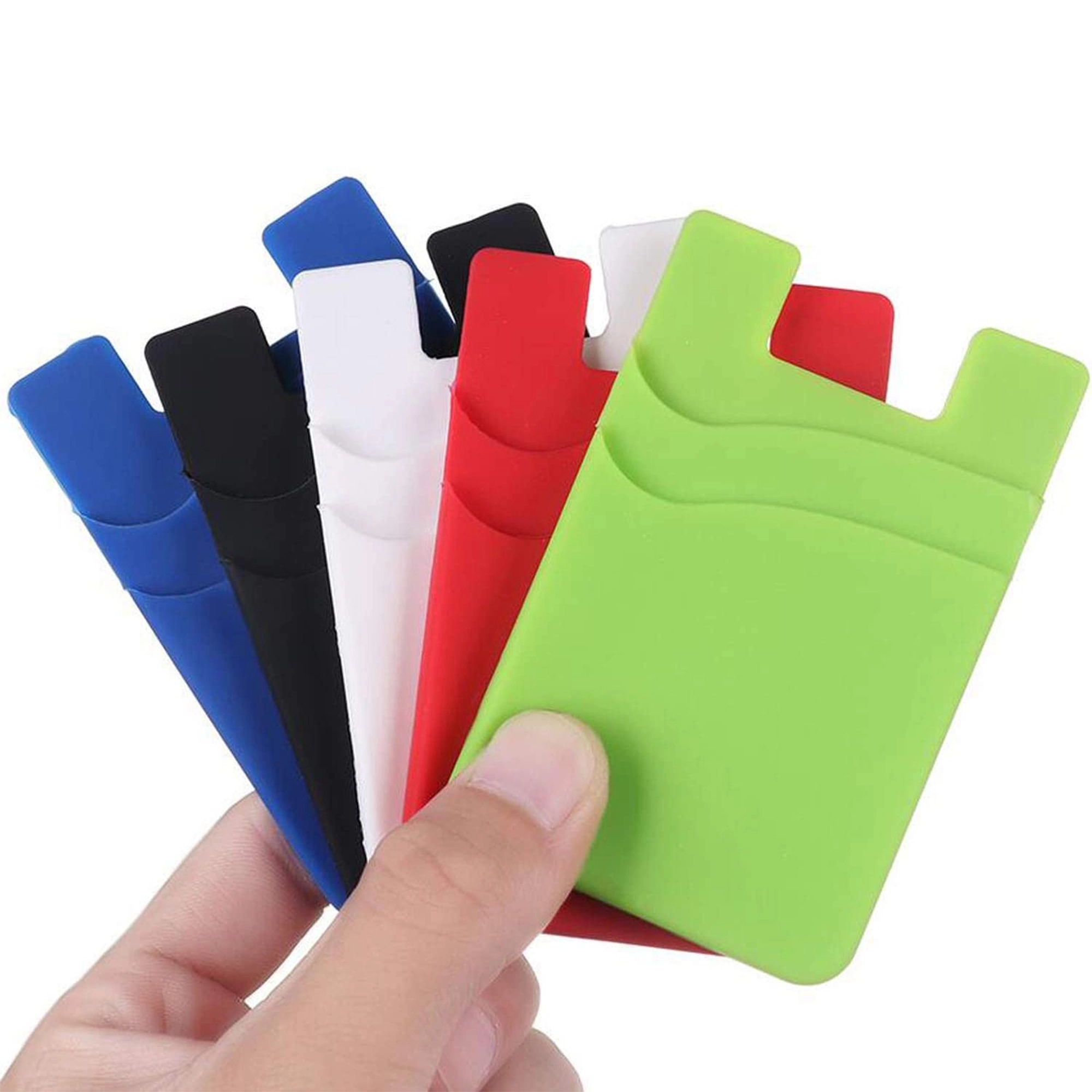 Silicone Credit Card Holder Sticker Phone Wallet
