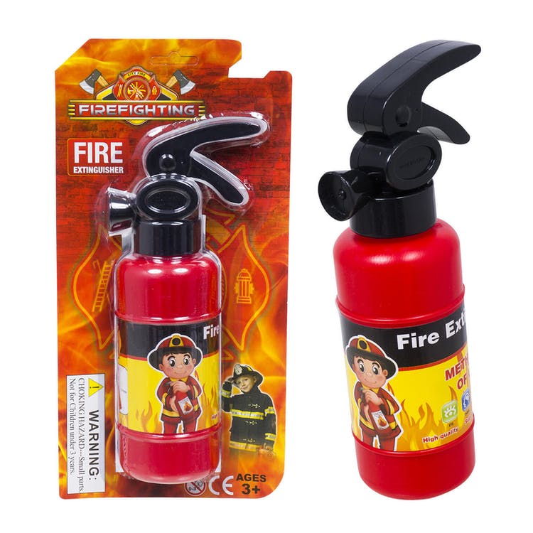 Fire Extinguisher Toys - Red Black Ages 3+ 3