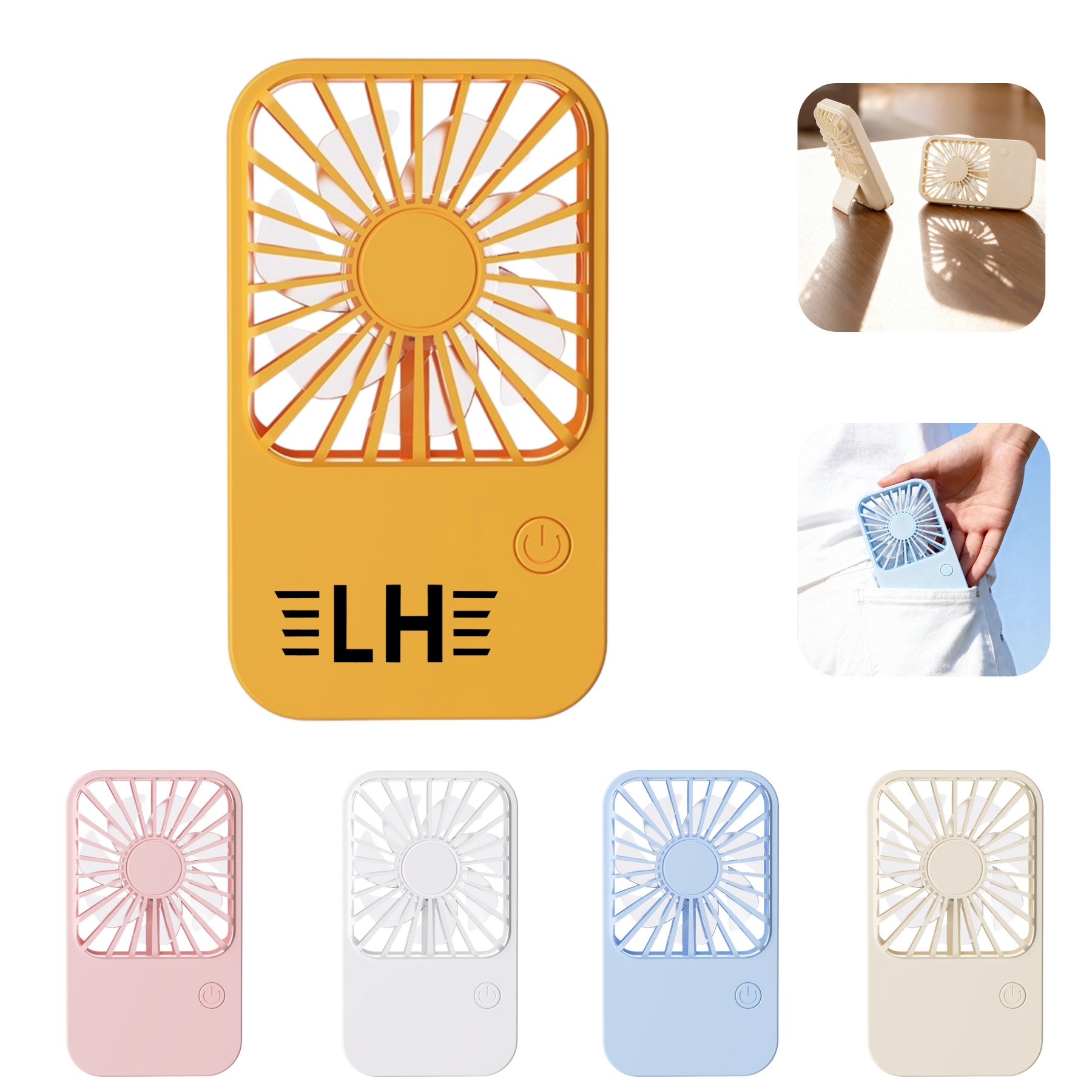Handheld Mini Pocket Ultra-Thin Desktop Fan