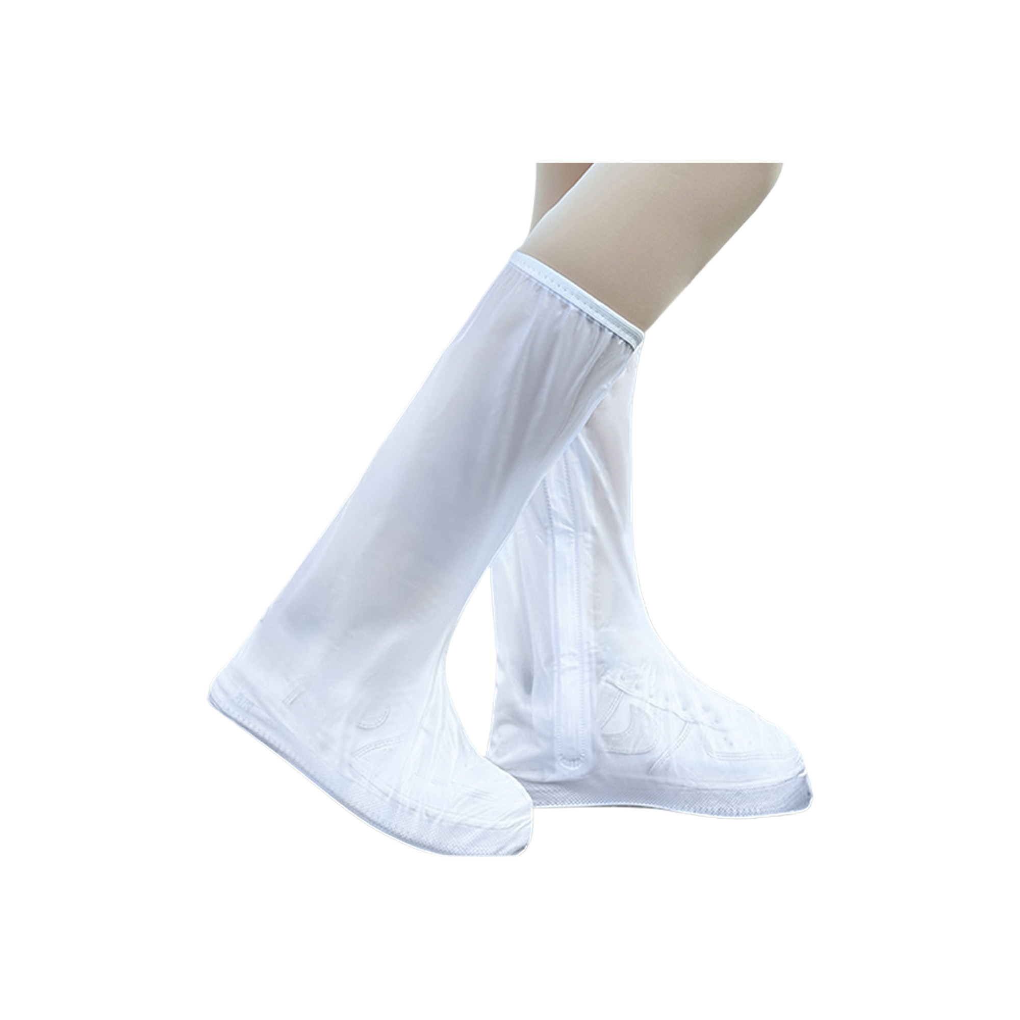 PVC High-Cut Waterproof Non-Slip Rain Shoe Covers 5