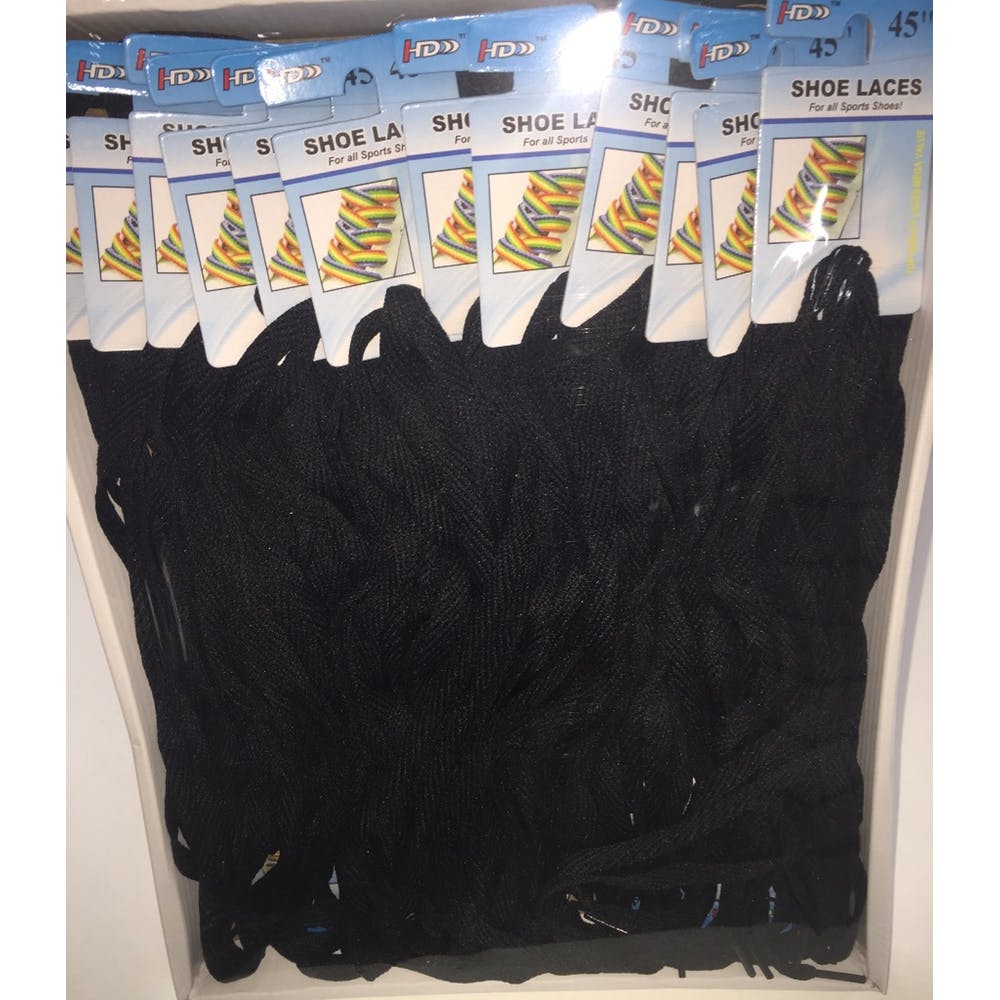 Shoelaces - Black 48" 3