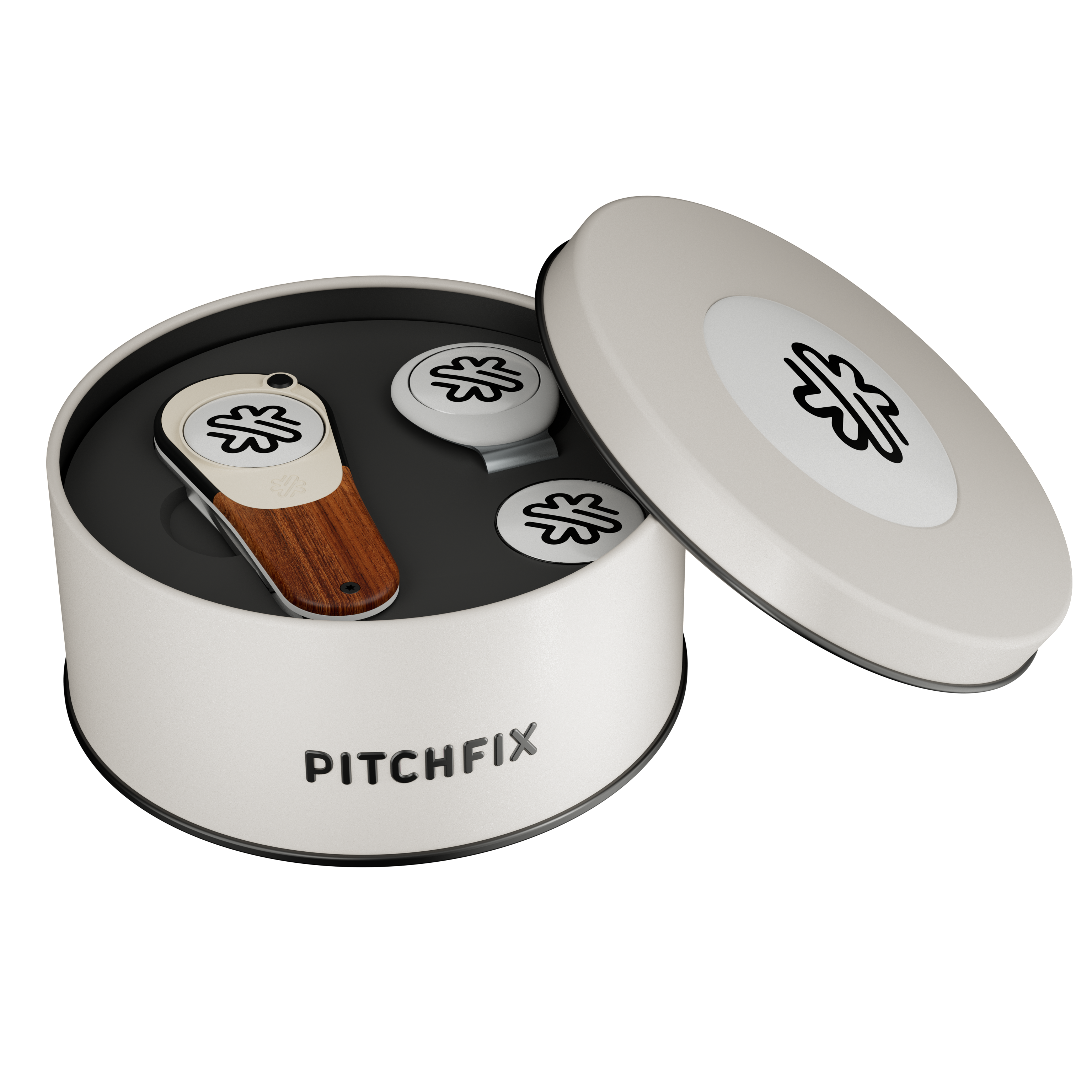 Pitchfix XL Golf Divot Tool in Round Tin 13