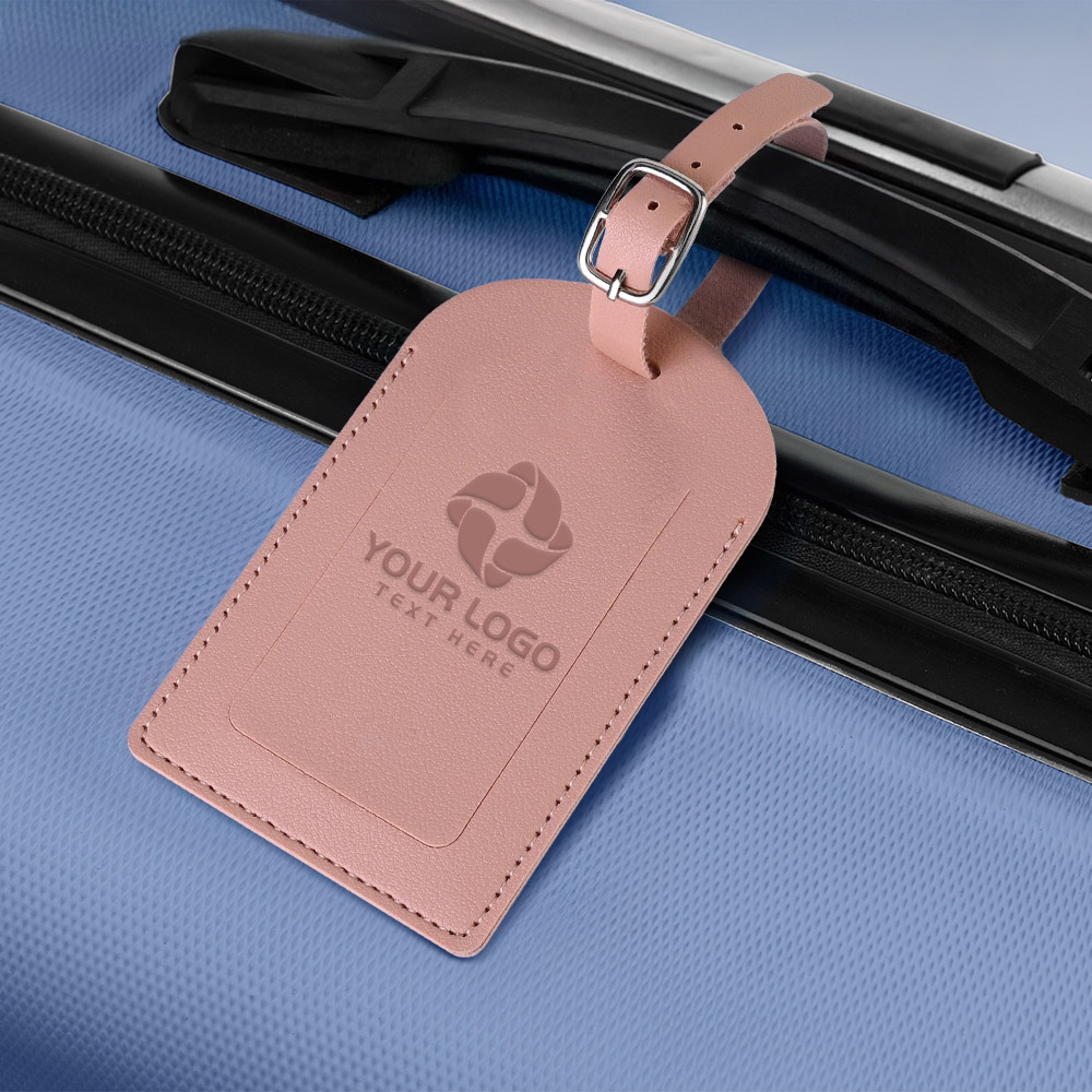 Vegan Leather Luggage Tags With Logo 25