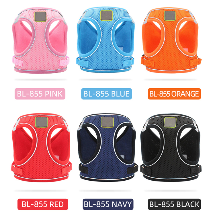 Adjustable Reflective No Pull Pet Dog Harness With