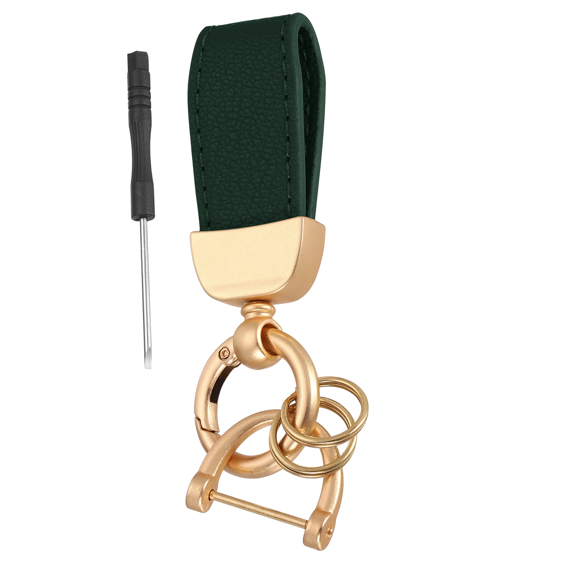 Zinc Alloy PU Keychain With Screwdriver Accessory (MOQ: 100pcs) 13