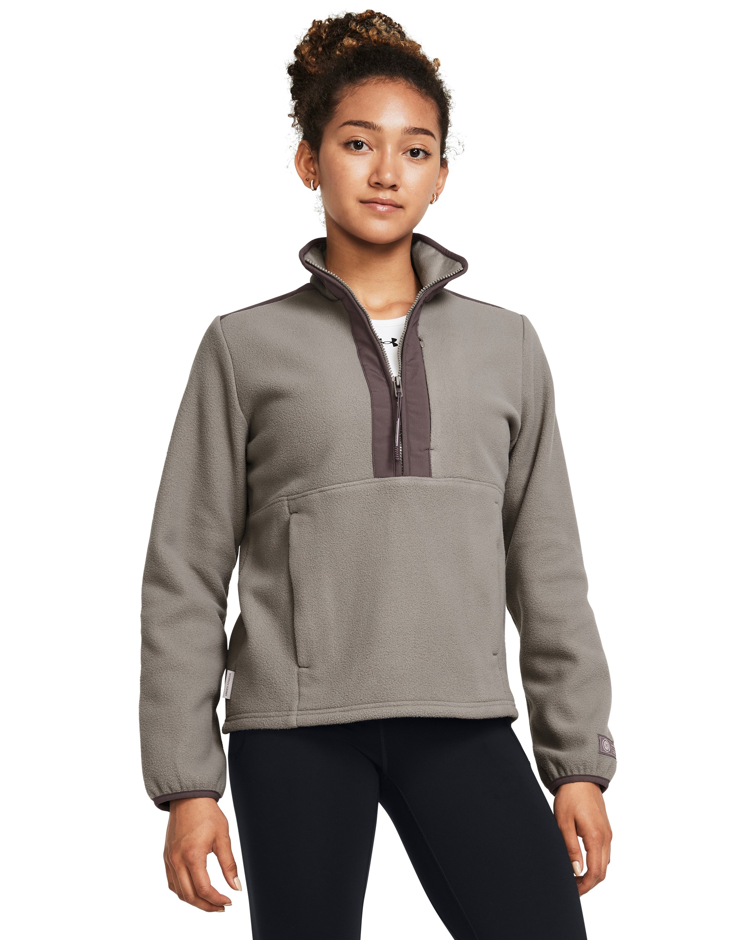 Women's UA Microfleece Maxx Zip, custom hoodie or sweatshirt with logo imprint 7