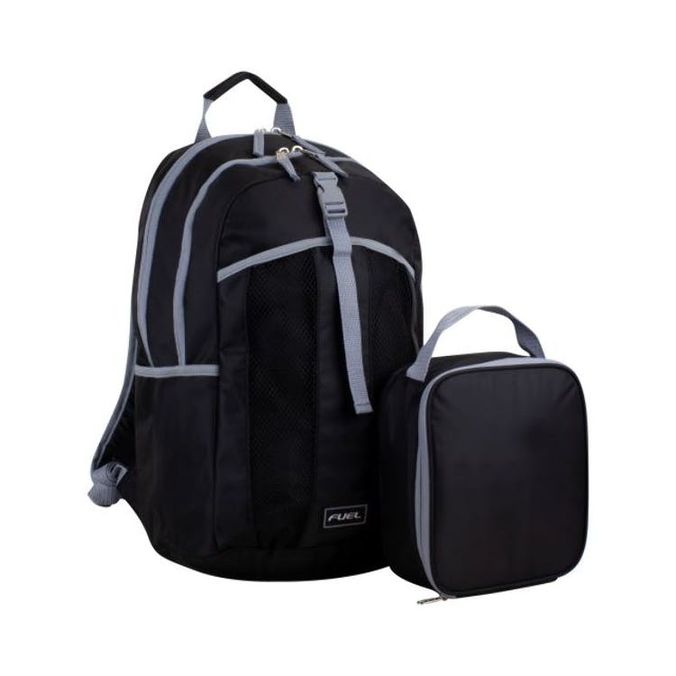 18" Backpack & Lunch Bag Sets - Black 3
