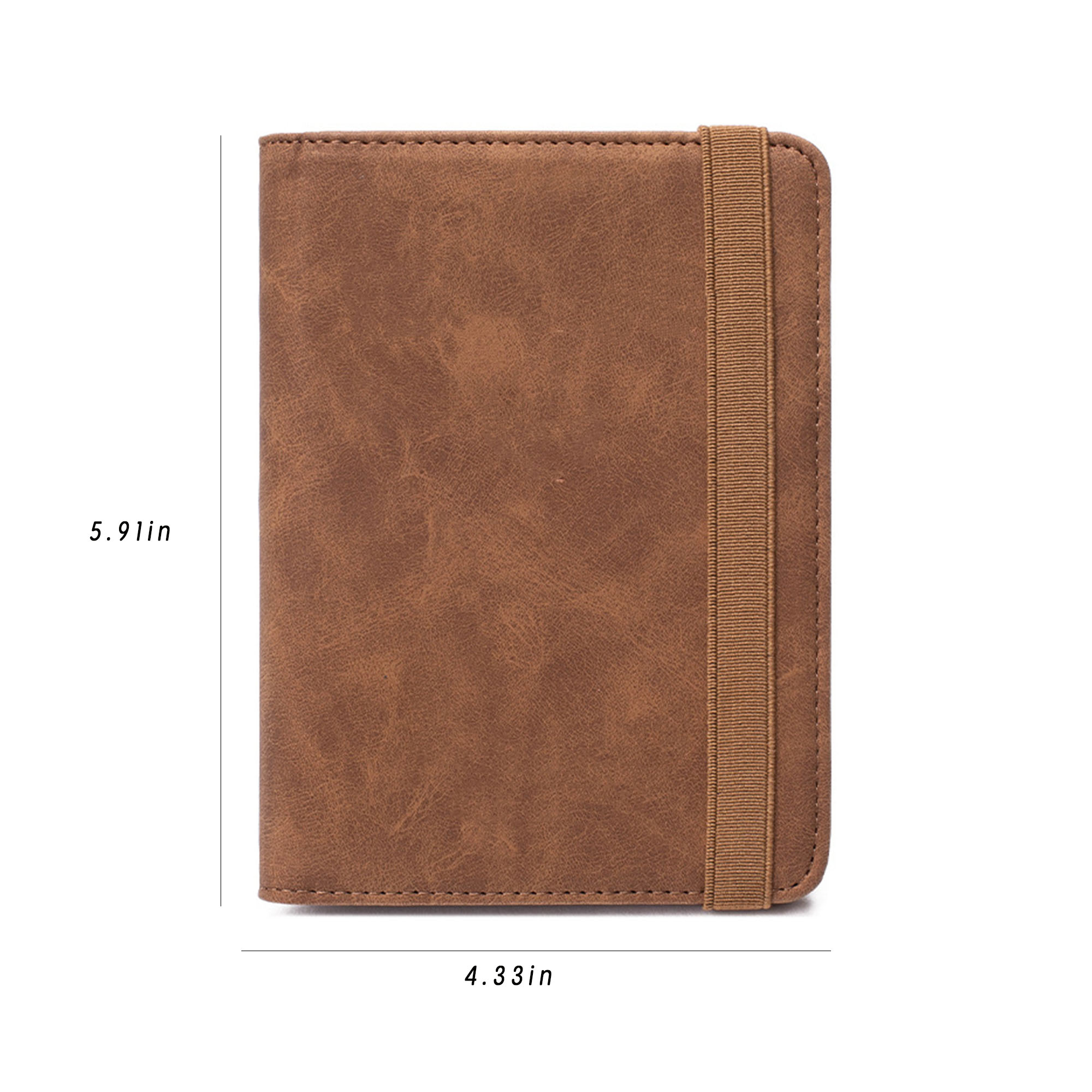 RFID shielded passport travel document card holder 9
