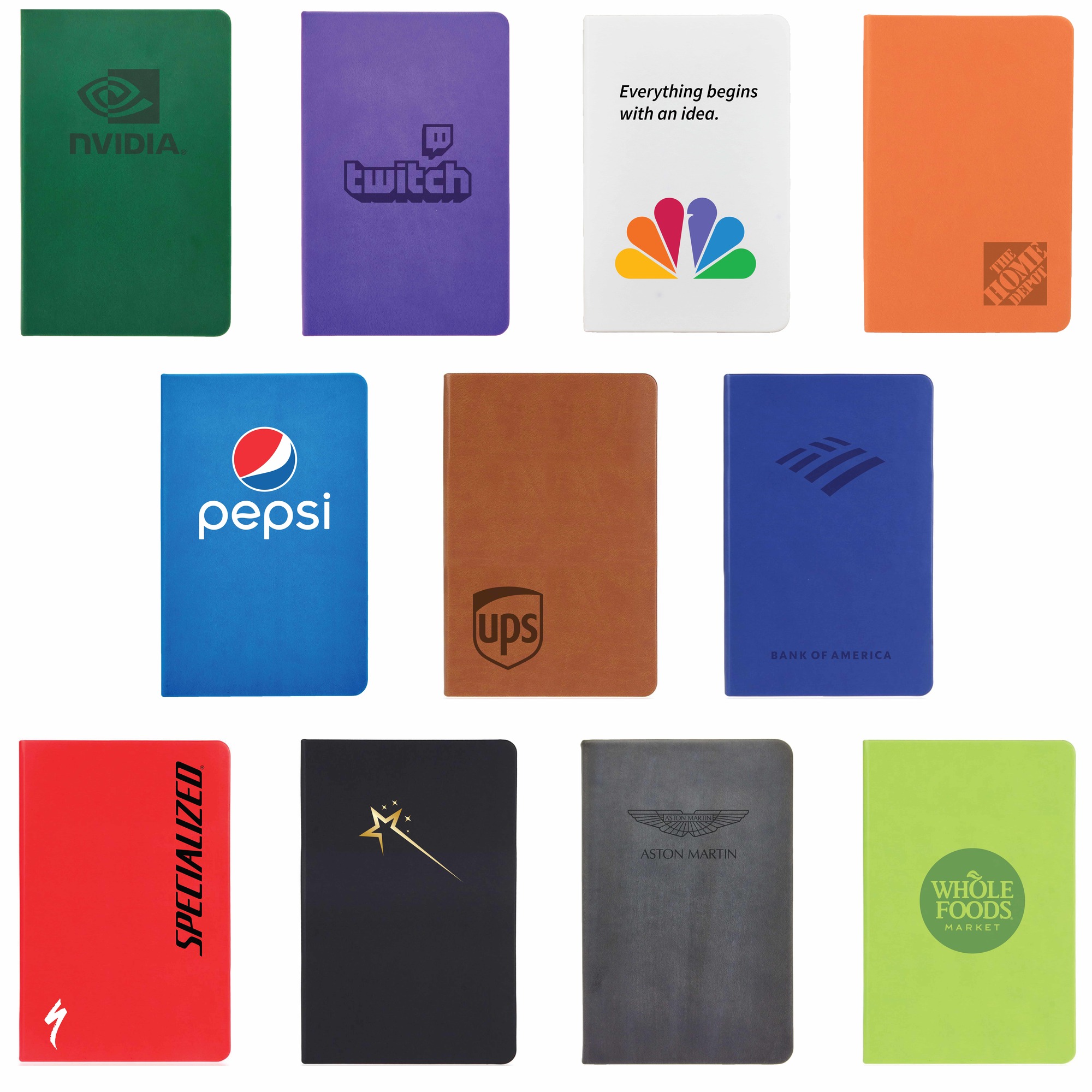 Classic Italian PU Leather 5.5"W x 8.5"H 192 Pages Journal Book 2