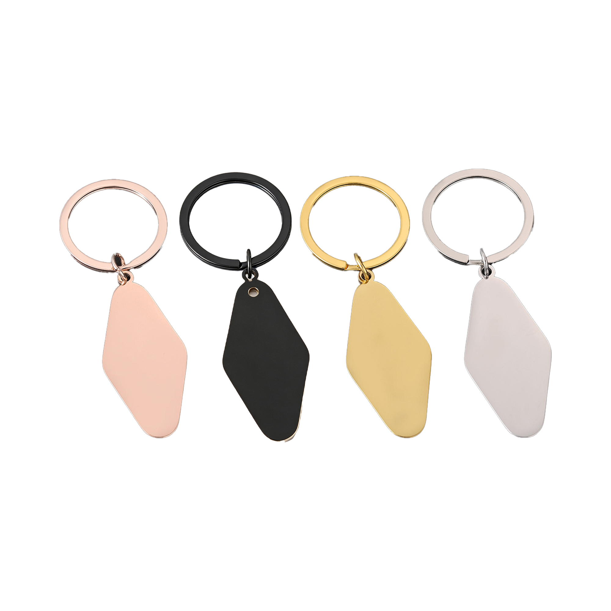 Polished Metal Keepsake Keychain 2