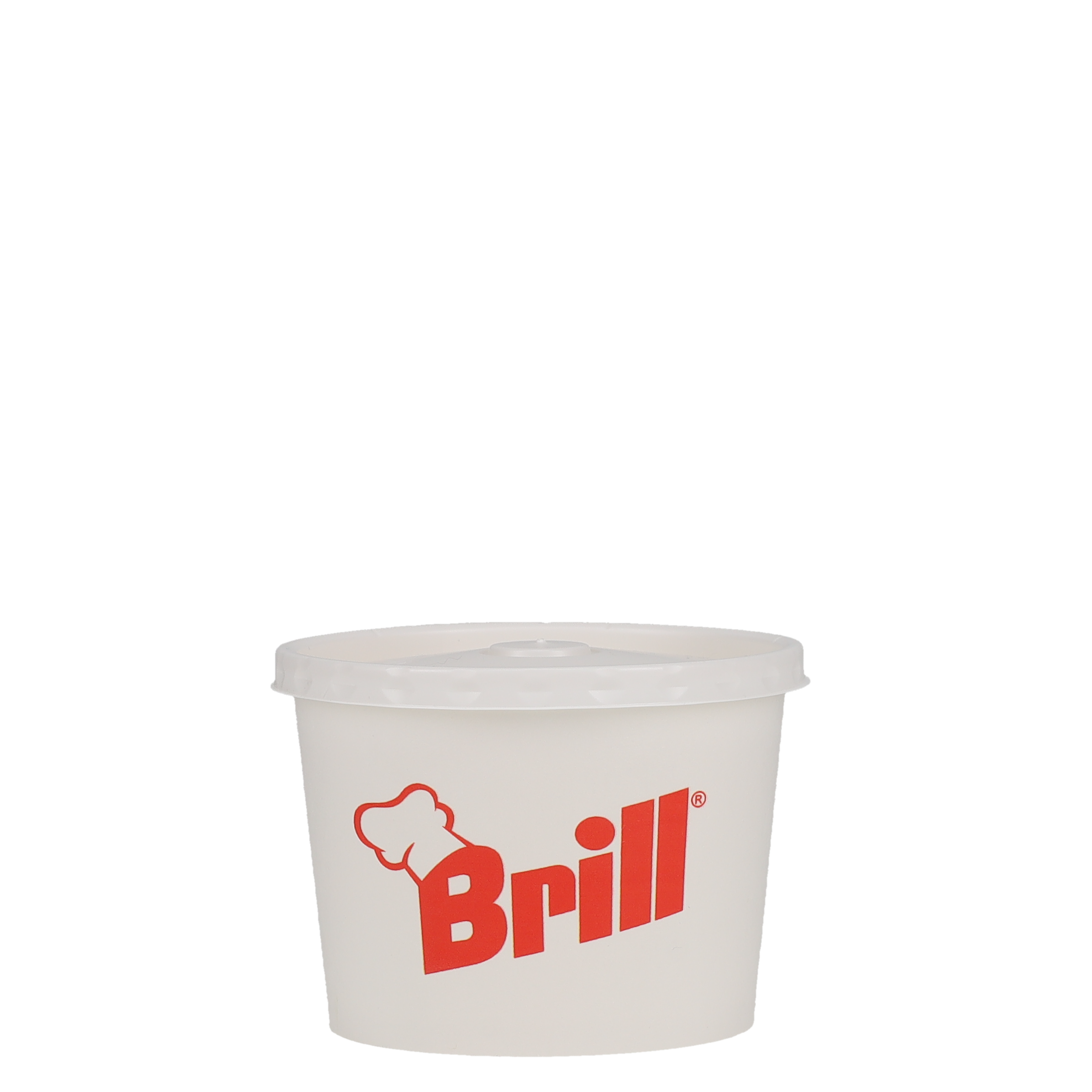 6/8/10 oz Food Container Paper Vented Lid White 6