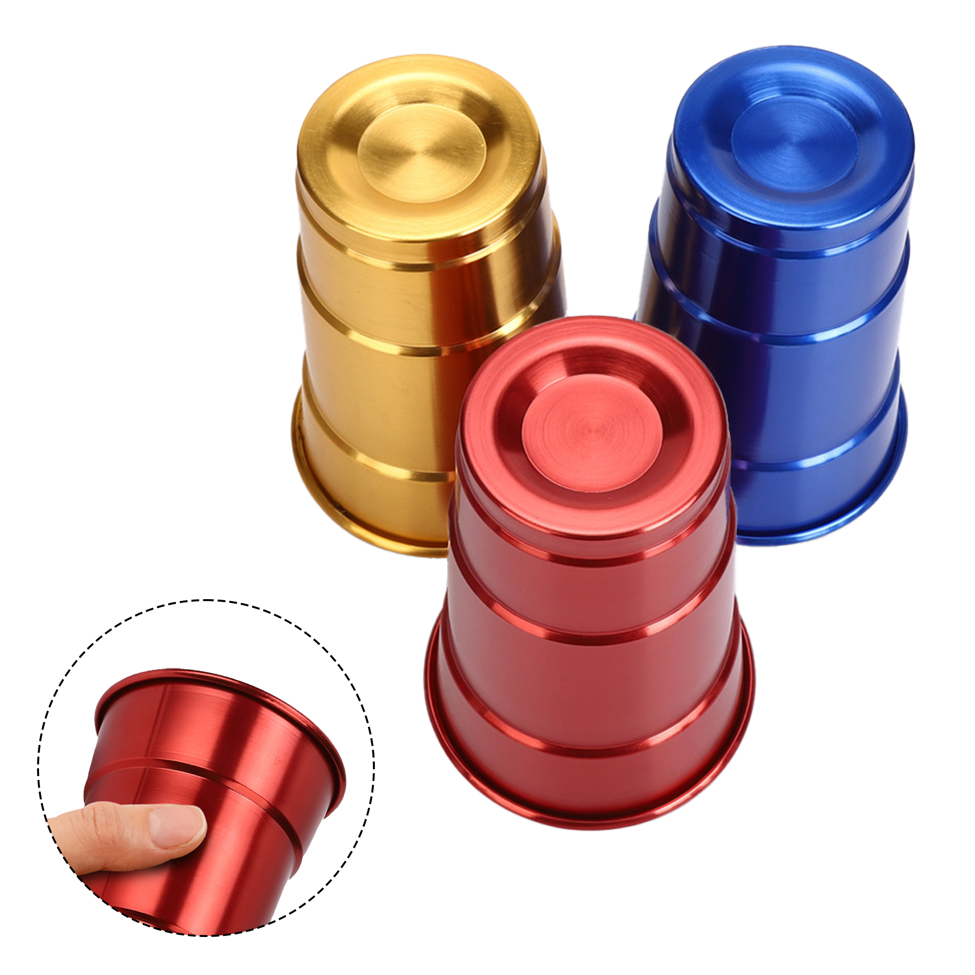 17oz Reusable Metal Beer Cups 7