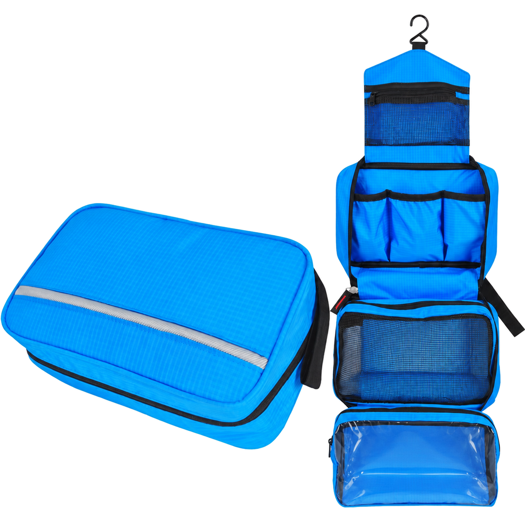 Multifunction Hanging Toiletry Bag With Wet-Dry Storage 3