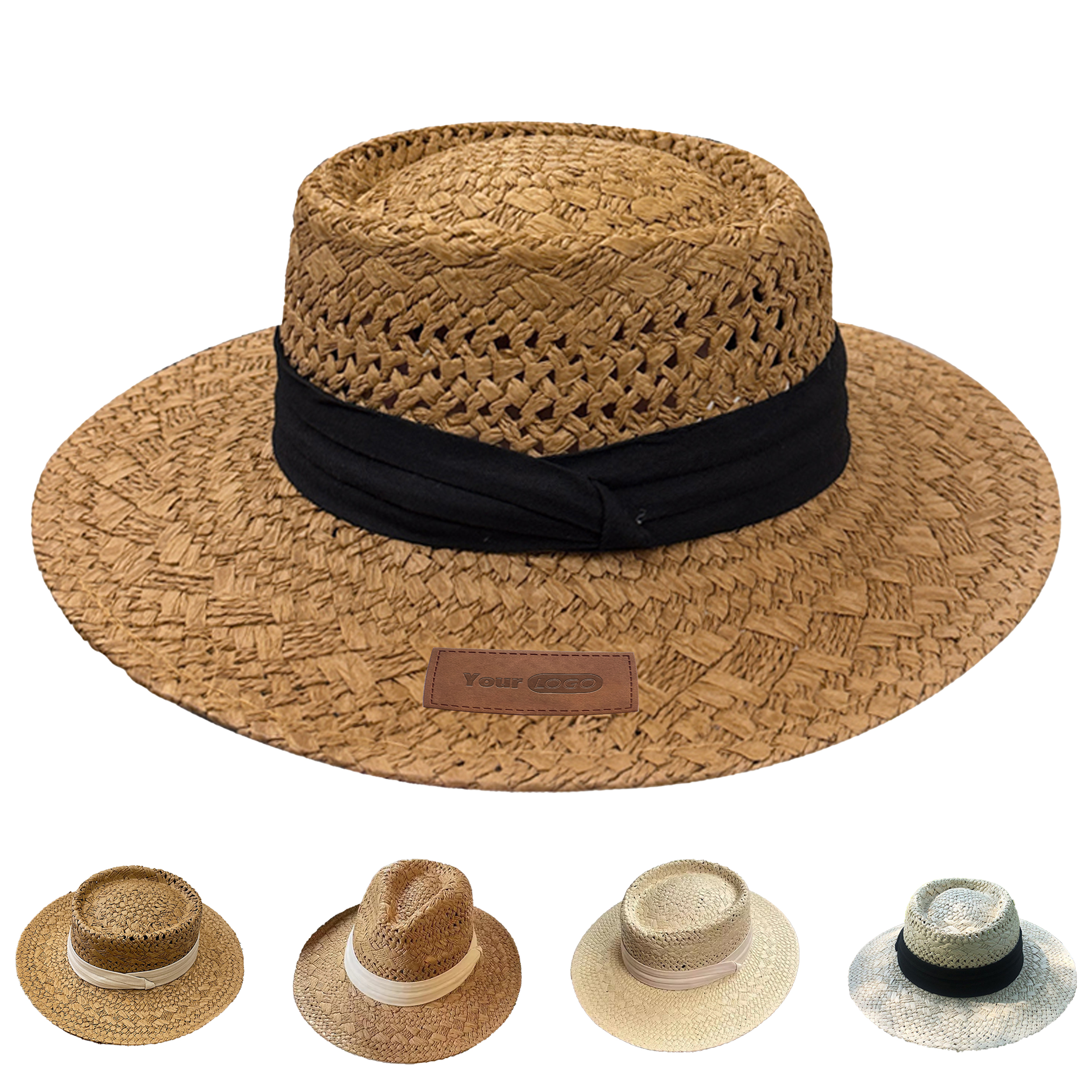 Straw Vintage Woven Sunscreen Hat