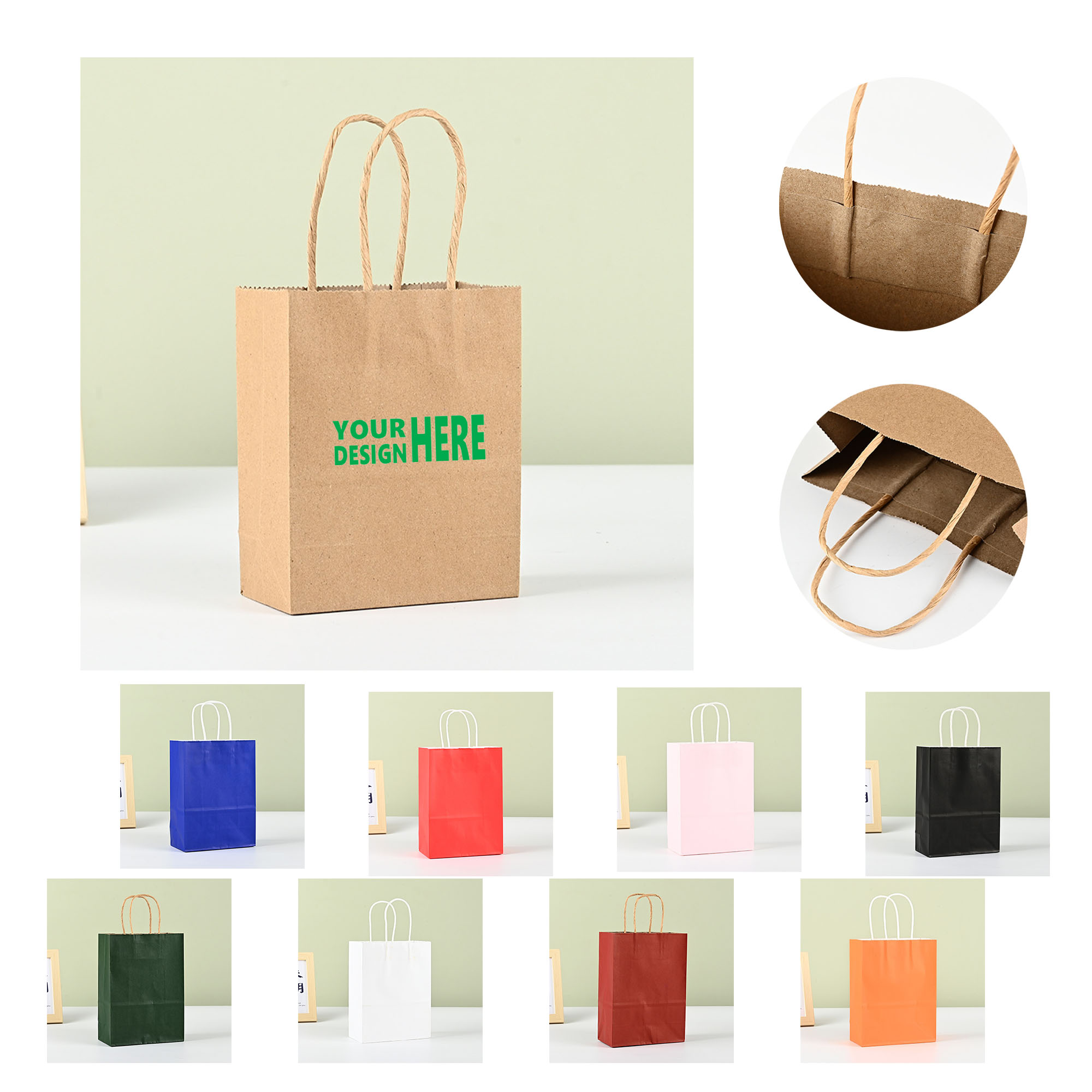 Multiple Color Kraft Paper Bag 4