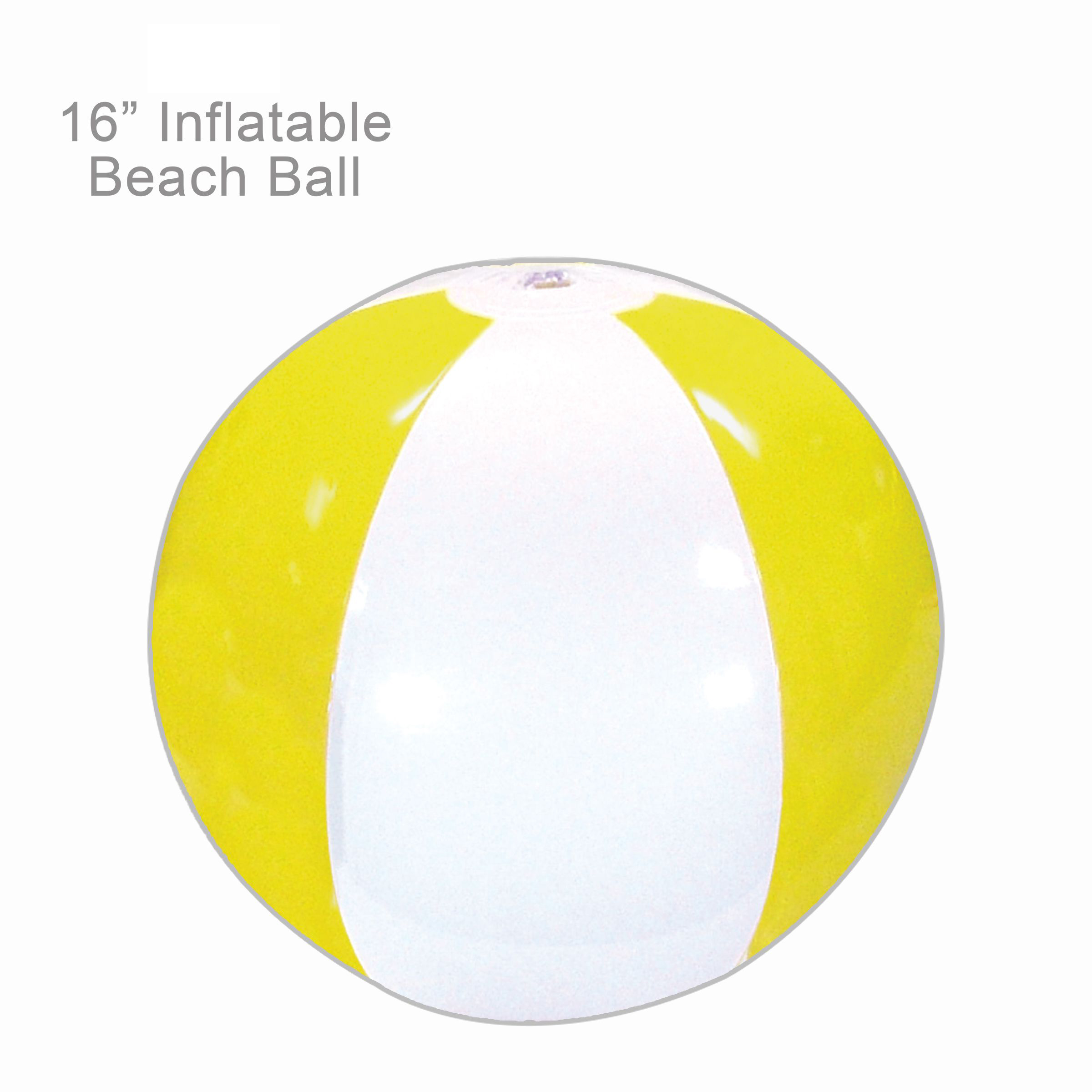 16" Large Delightful Inflatable Beach Ball 19