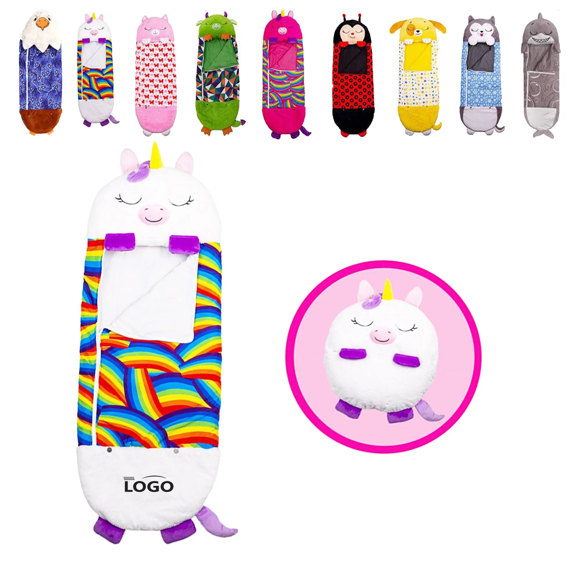 Collapsible Retractable Baby Pillow Anti-Kick Sleeping Bag 6