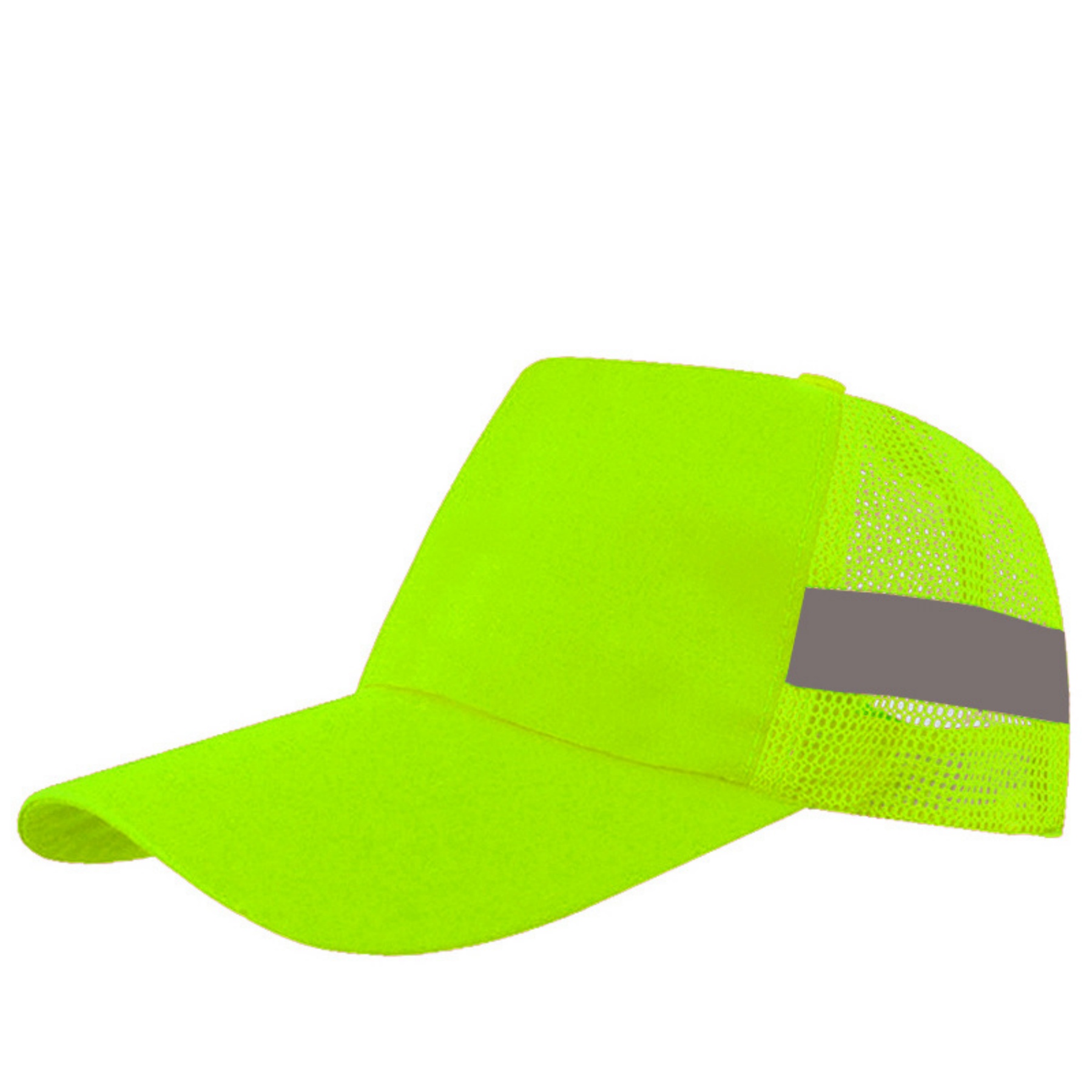 High Vis Baseball Cap with Reflective Trim Safty Constructed Hat 20