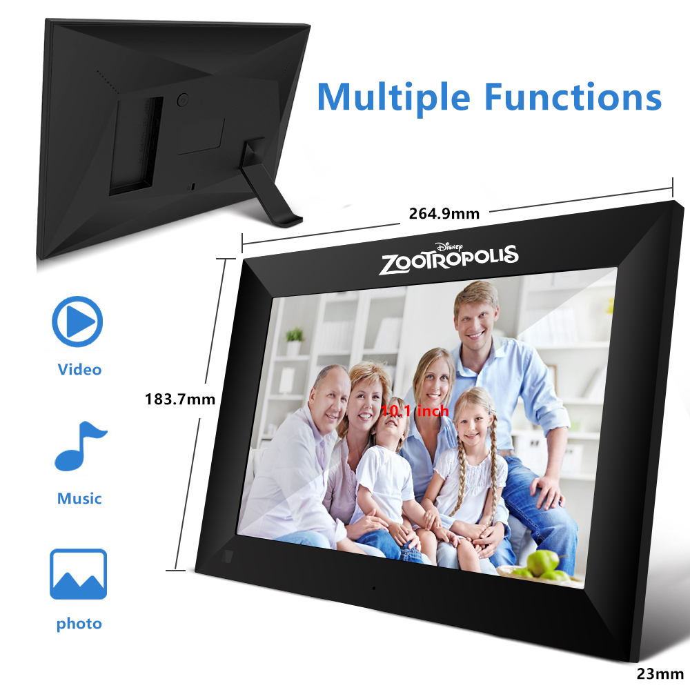 10" Wi-Fi Digital Picture Frame – App-Controlled, Remote Photo & Video Updates 16