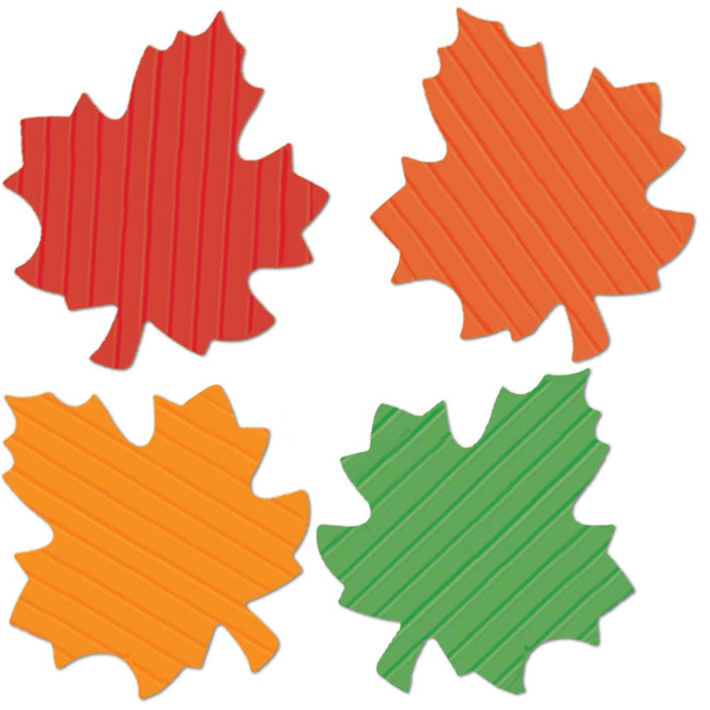 Tissue Autumn Leaves - Assorted Colors 5.75" 3