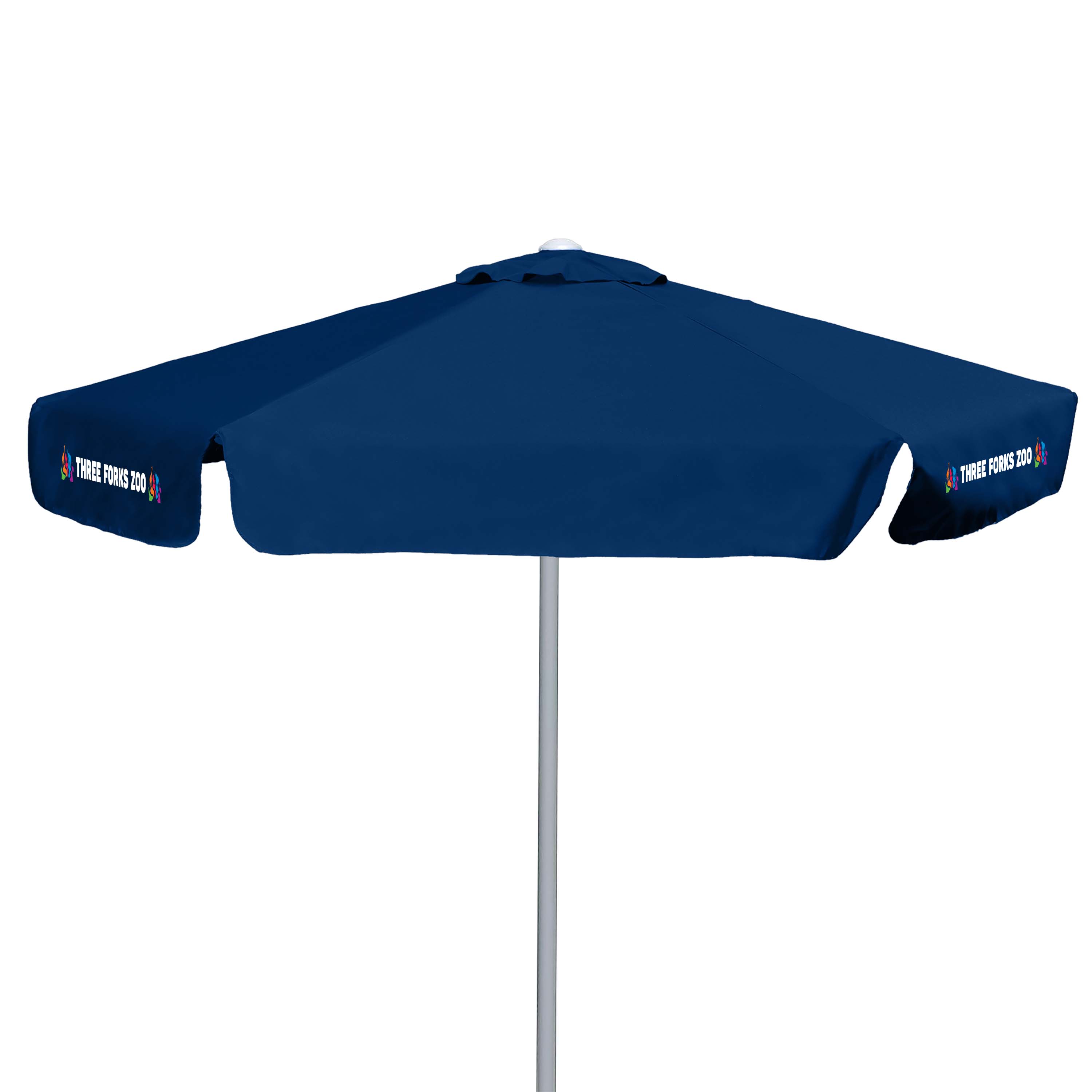 7' E-Z Glide Market Umbrella Kit with Valance (3 Imprints) 6