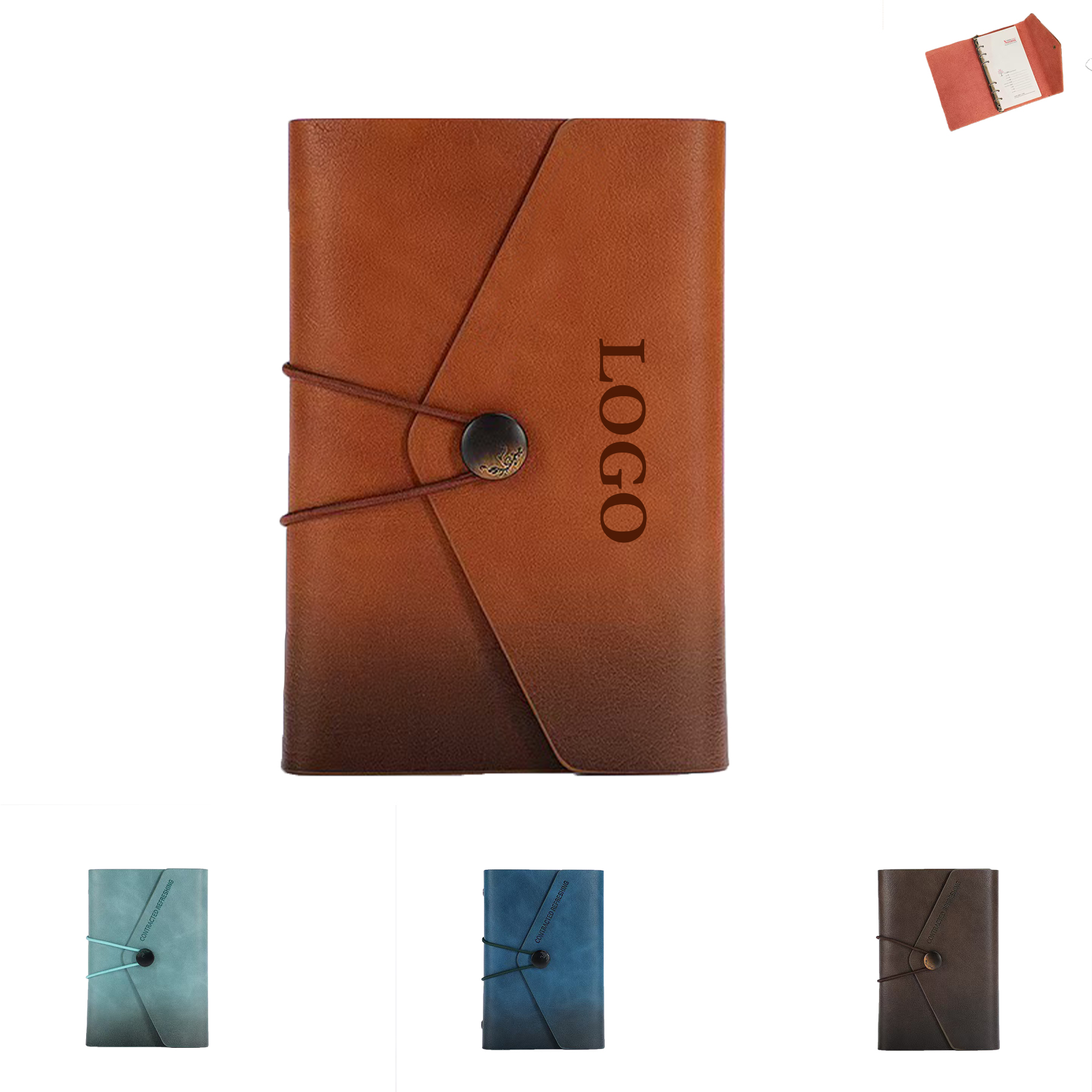A7 Small Journal Notebook with Closure
