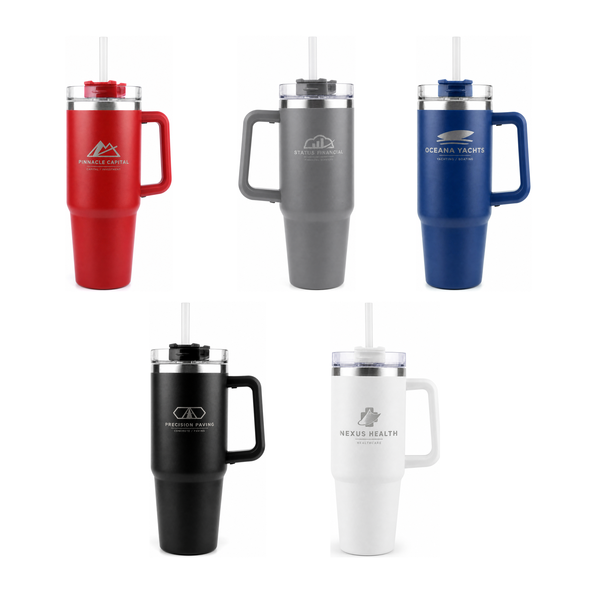 Endura 30 oz Double Wall Stainless Steel Vacuum Mug & Straw Lid with Twist Closure, Gift Box Packing