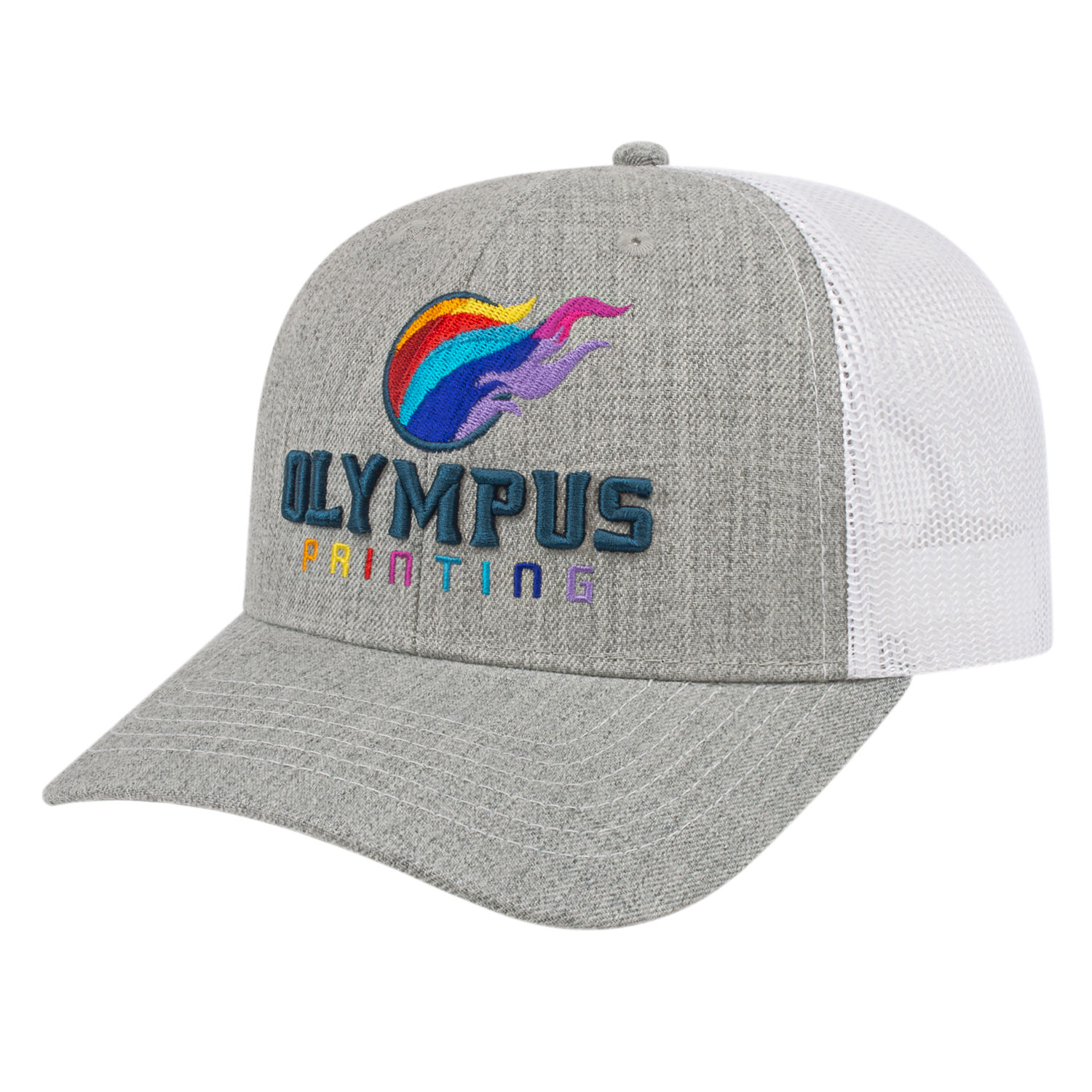 Blended Wool Acrylic Trucker Cap