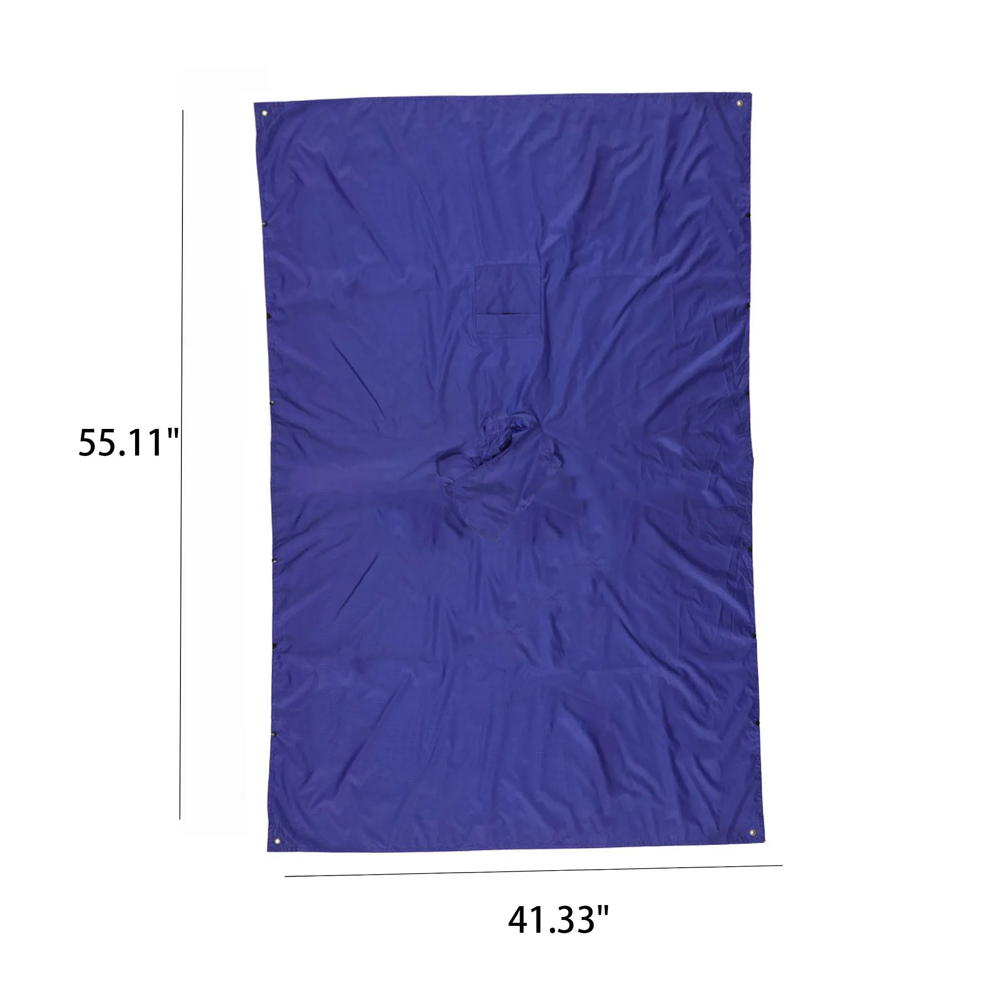 Drawstring Hooded Rain Poncho 17