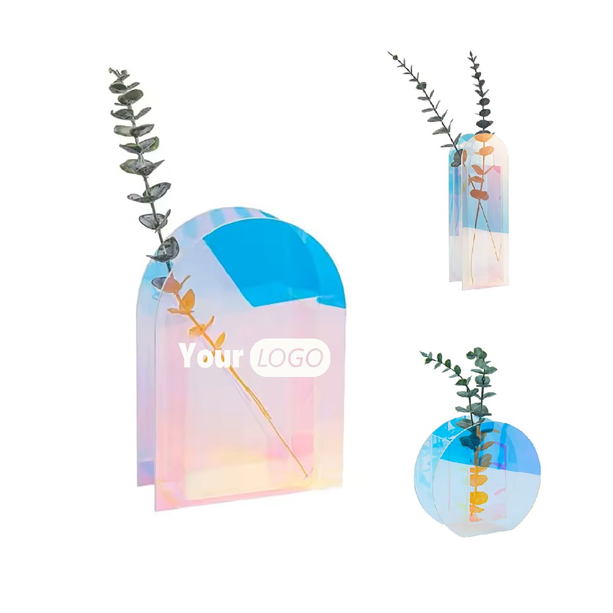 Modern Colourful Acrylic Vase