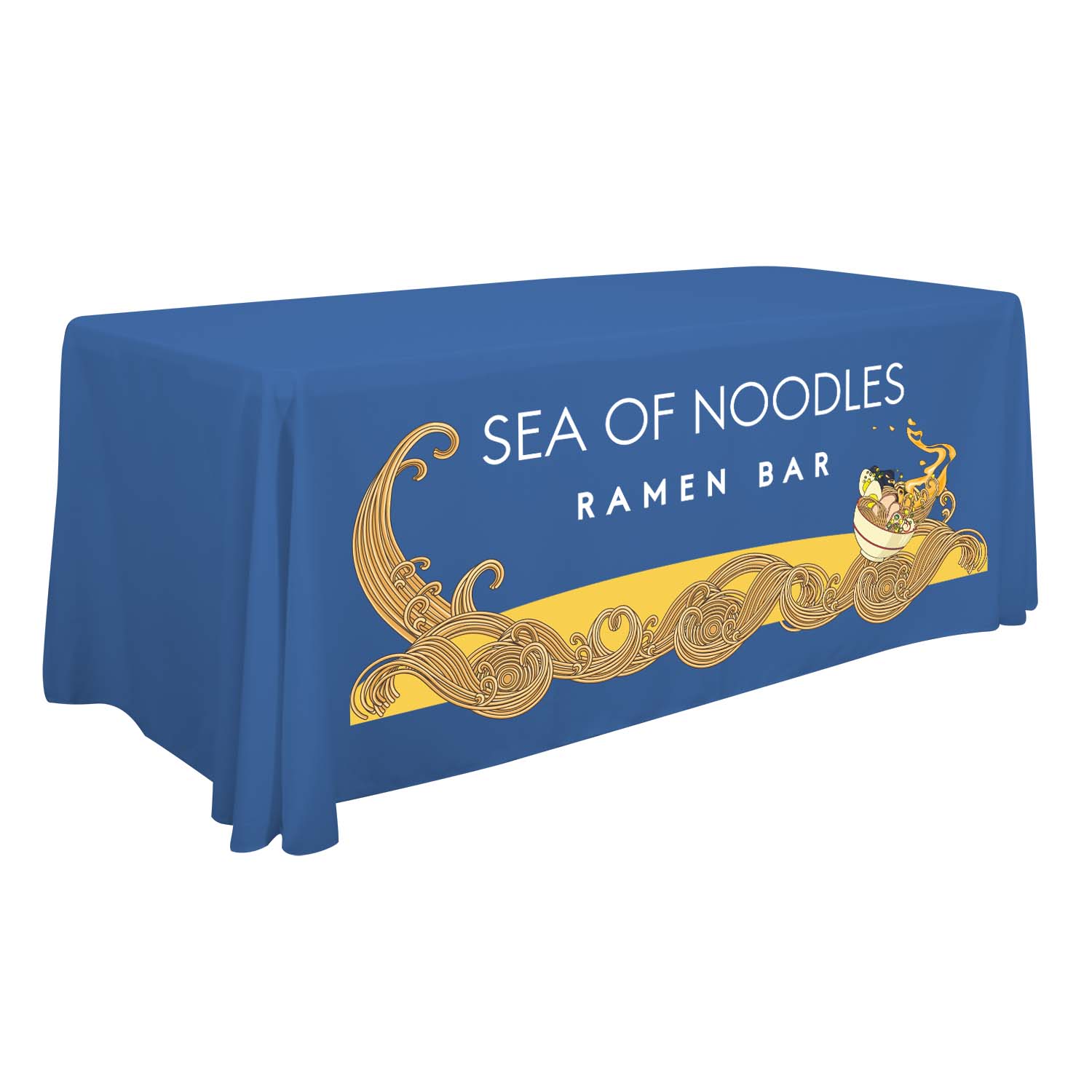 6' Standard Table Throw (Full-Color Front Only) 70