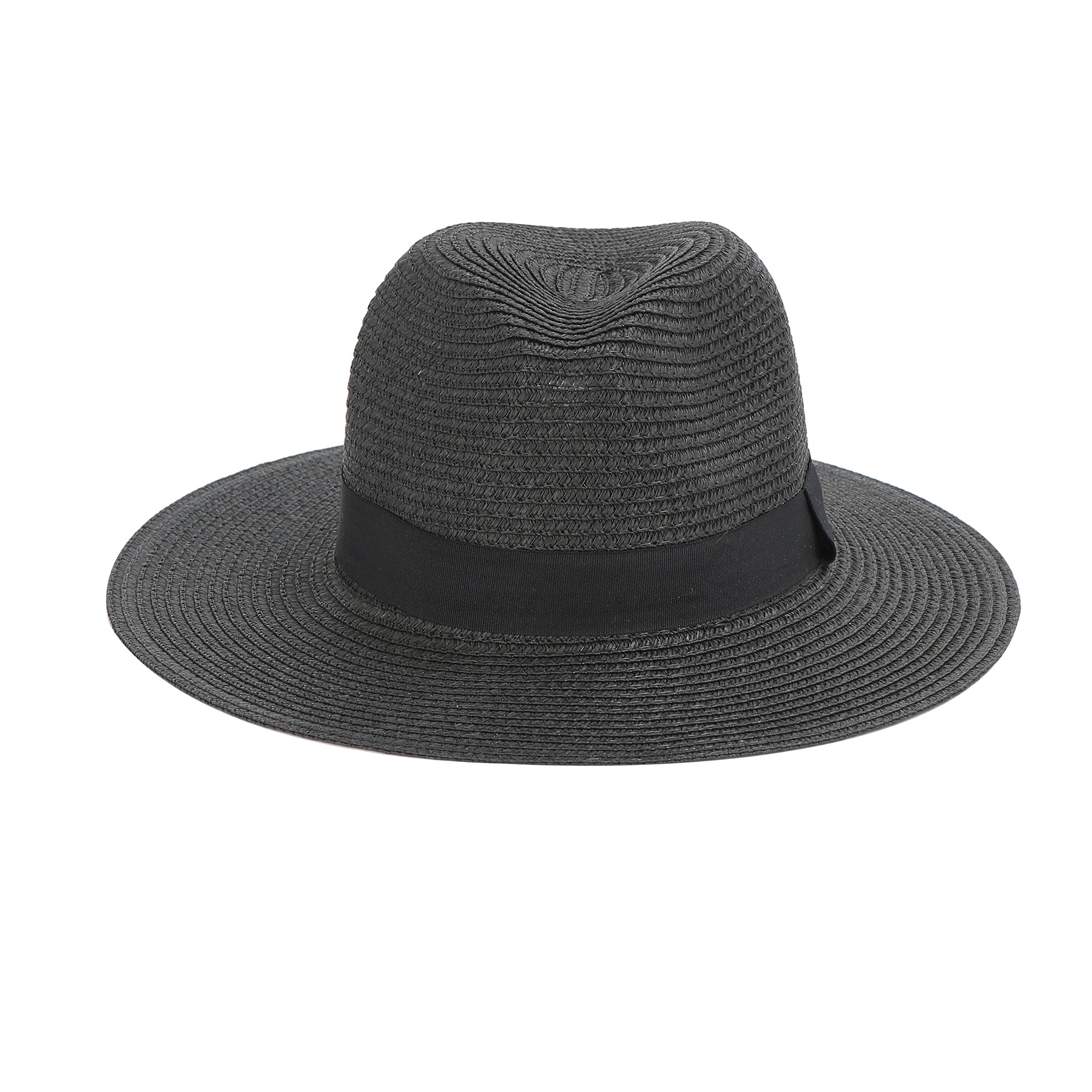 Custom Unisex Travel Straw Panama Hat Summer Wide Brim Straw Hat 5