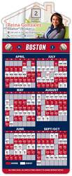 Magna-Card House Shape Magnet - Baseball Schedules (3.5 x 9)