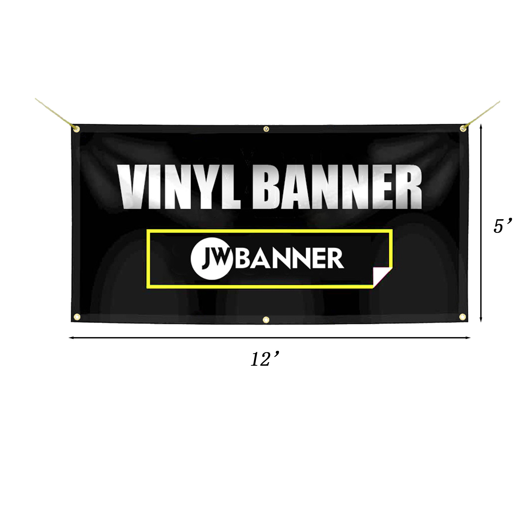12' x 5' Colorful Inkjet-Printed Advertising Banners And Barriers 5