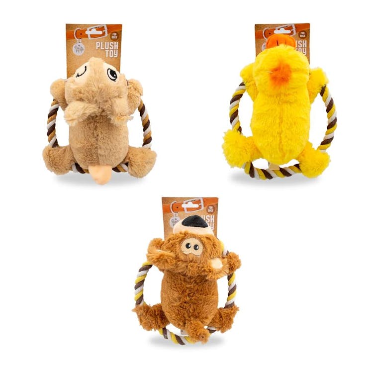 Pet Plush Toys with Squeakers - Assorted Styles 3