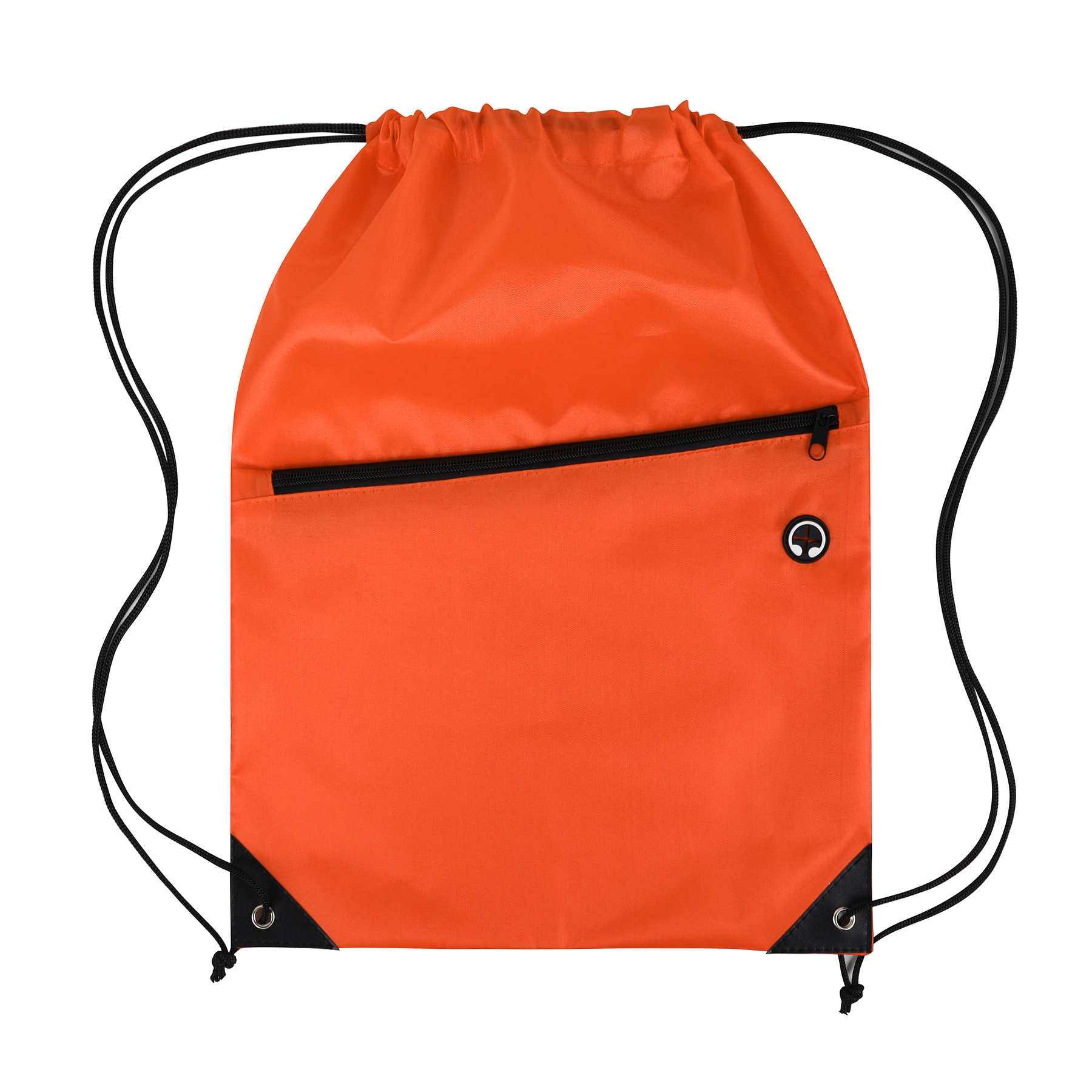 Drawstring Backpack with Front Zipper Pocket 71