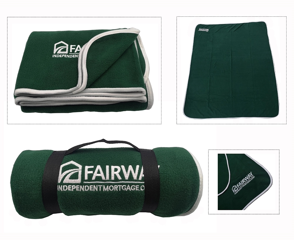 Custom Roll-Up Fleece Blanket
