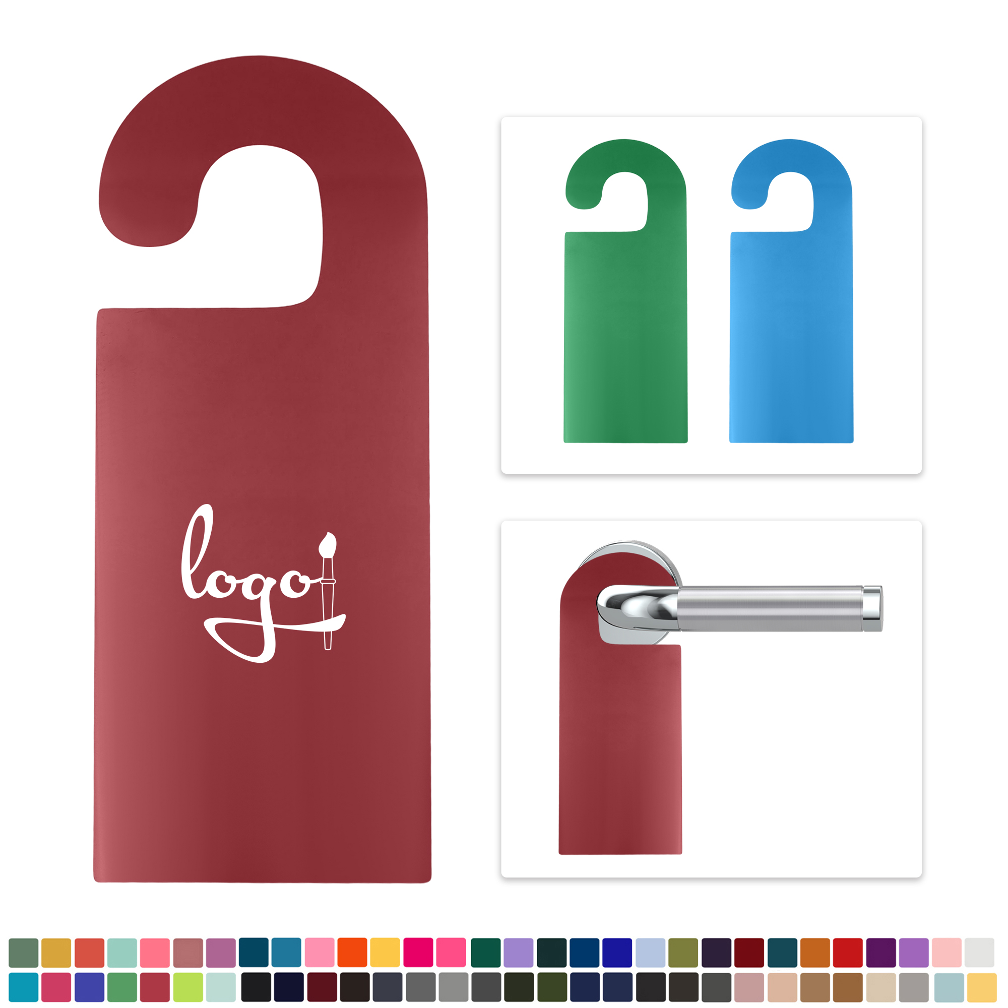 PVC Full-Color Door Hanger Sign Nameplates