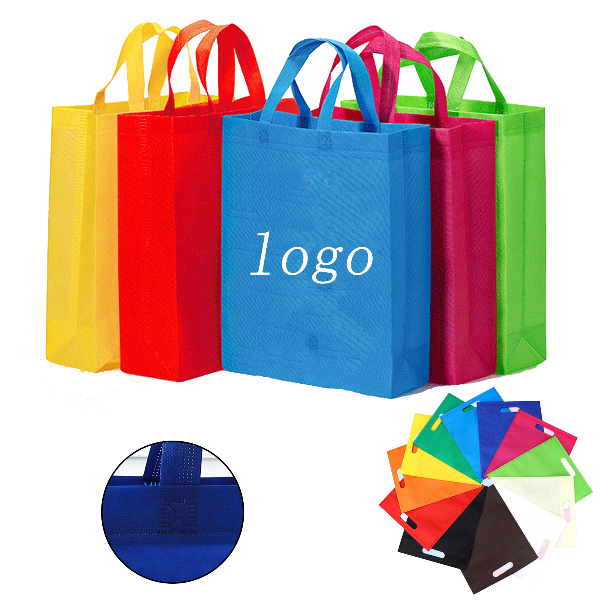 Takeout Packaging Shopping Non-Woven Fabric Handbag 4