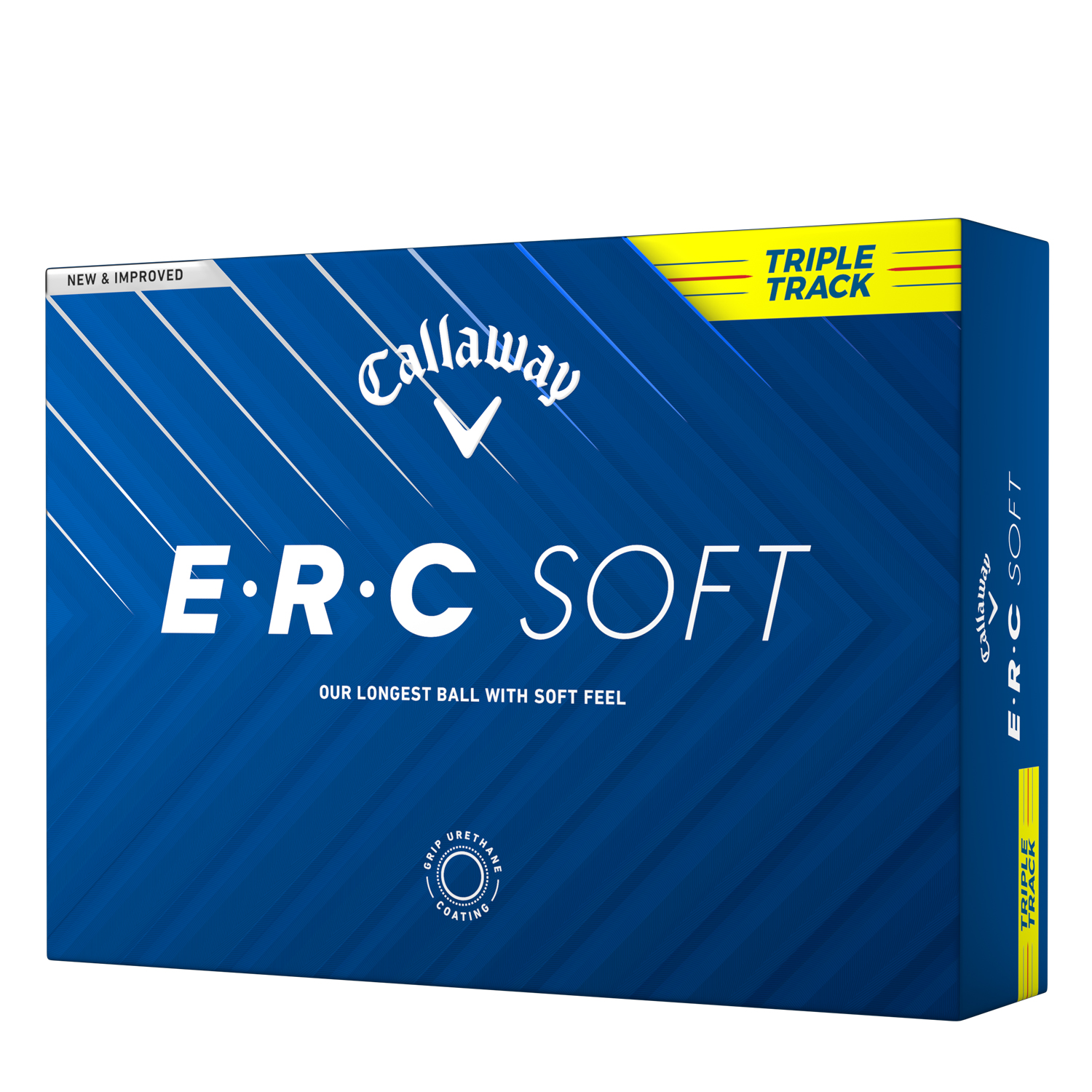 Callaway ERC Soft Triple Track Yellow Golf Balls 12