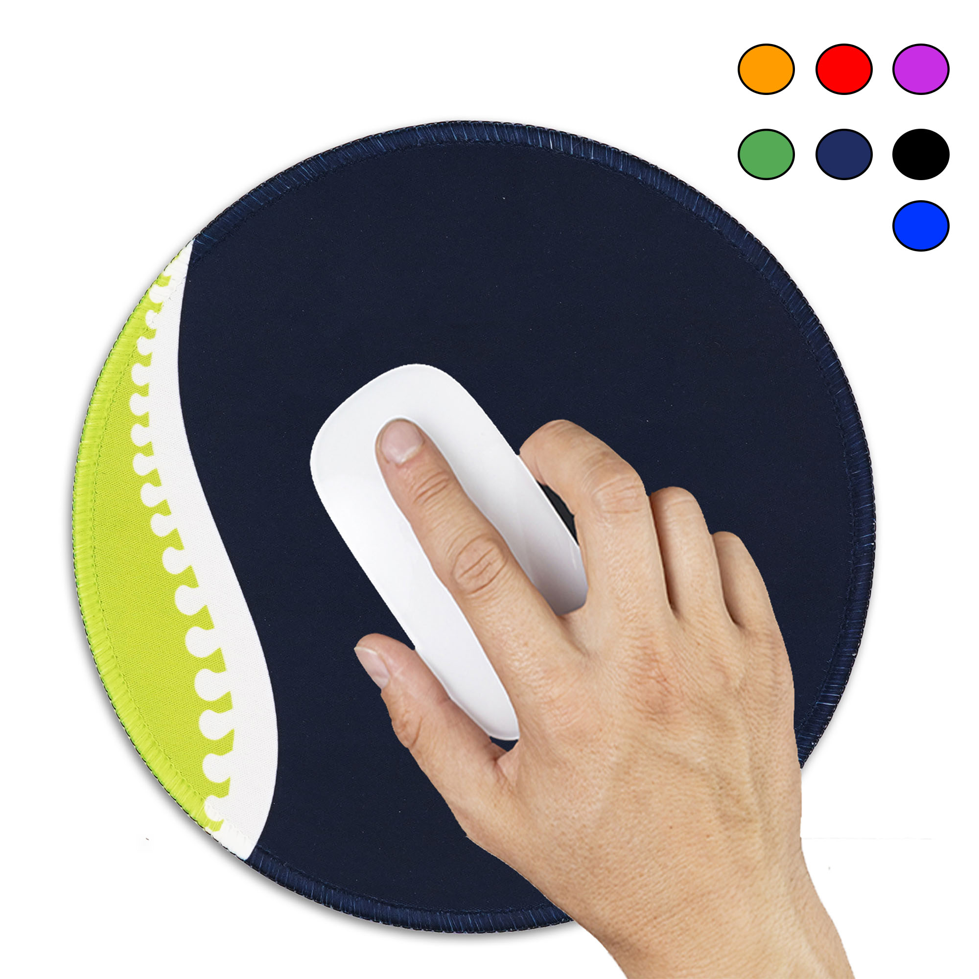 Customizable Pattern Round Mouse Pad 7.9"Dia