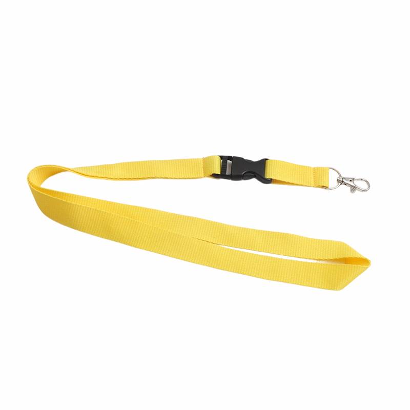 3/4" Wide Polyester Lanyard W/ Lobster Clip & Plastic Buckle 3