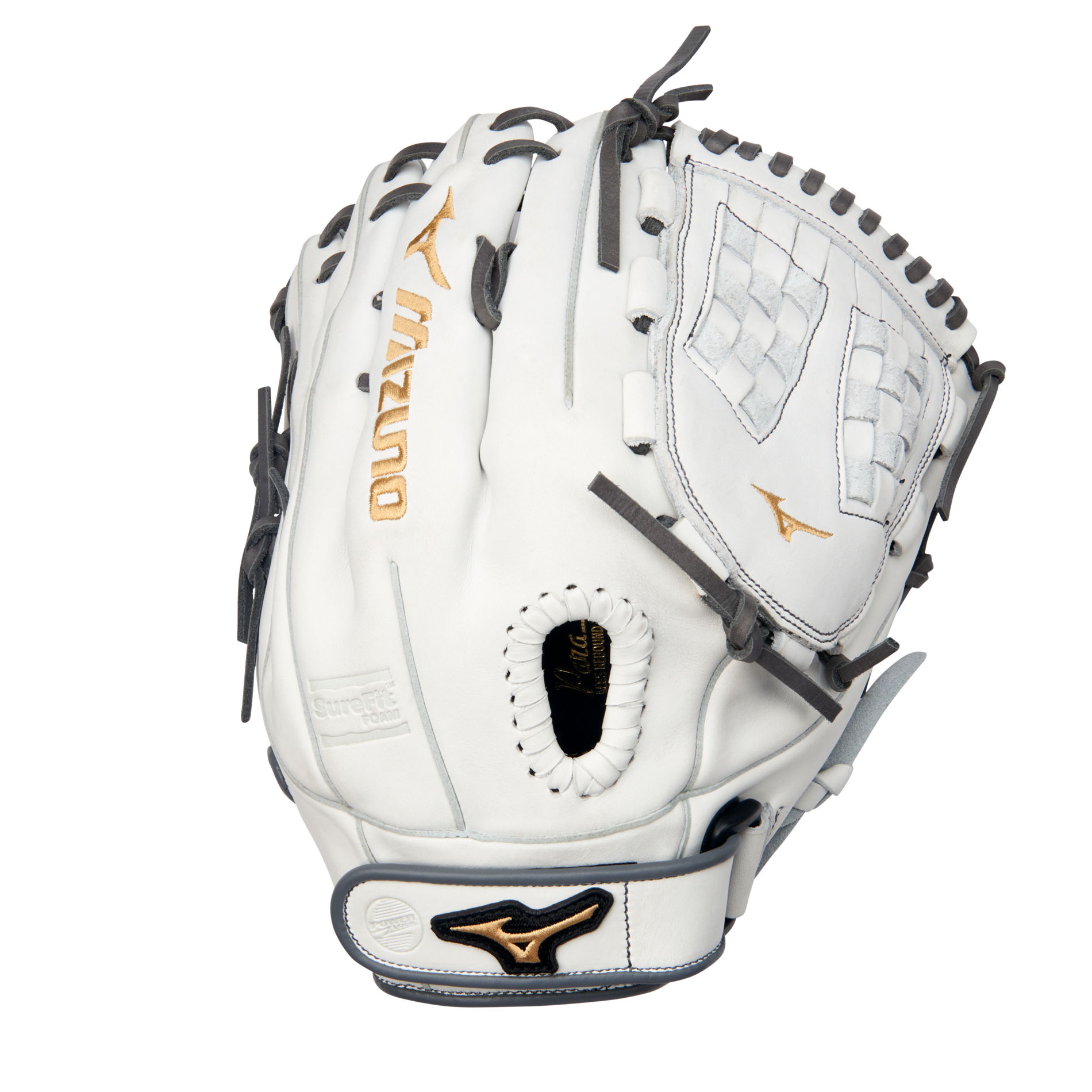 MVP Prime Fastpitch Softball Glove 12.5", Trident Web, BioSoft Leather, Center Pocket Design 13