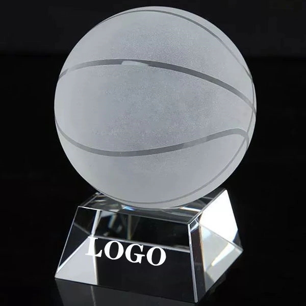 Crystal Basketball Sports Award