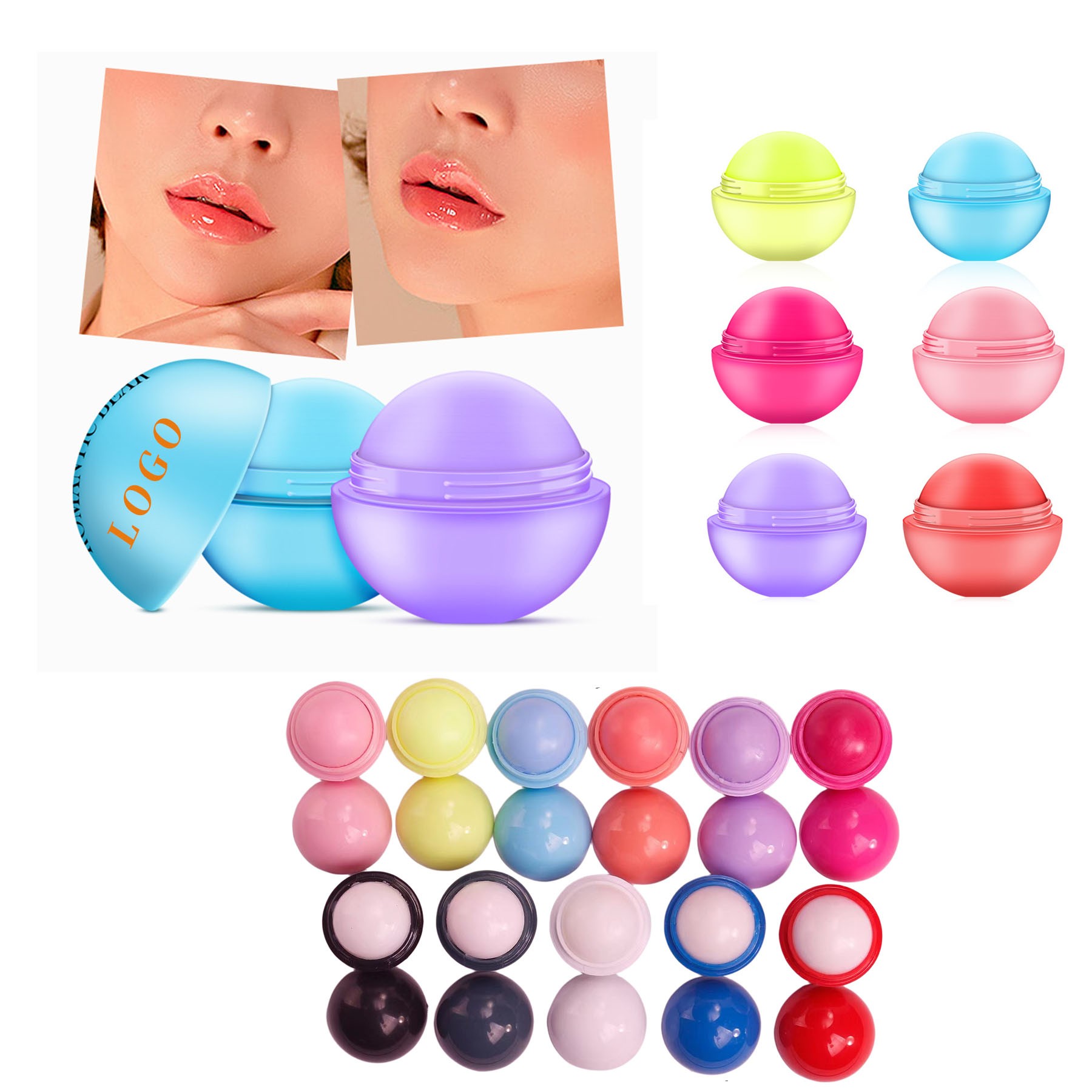 1.46" Round Lip Balm