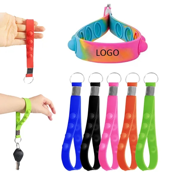 Silicone Decompression Keychain