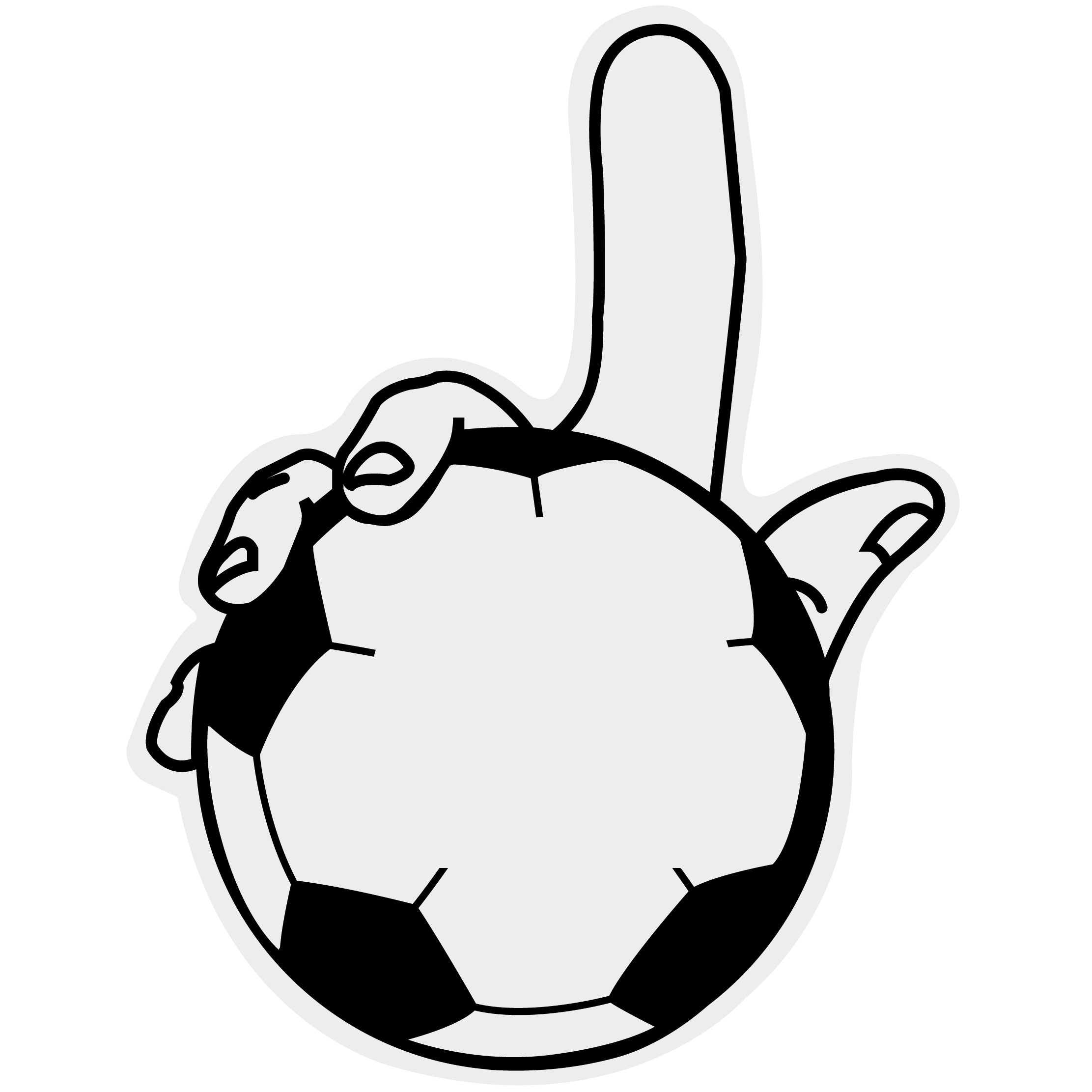 Soccer Ball Hand 65